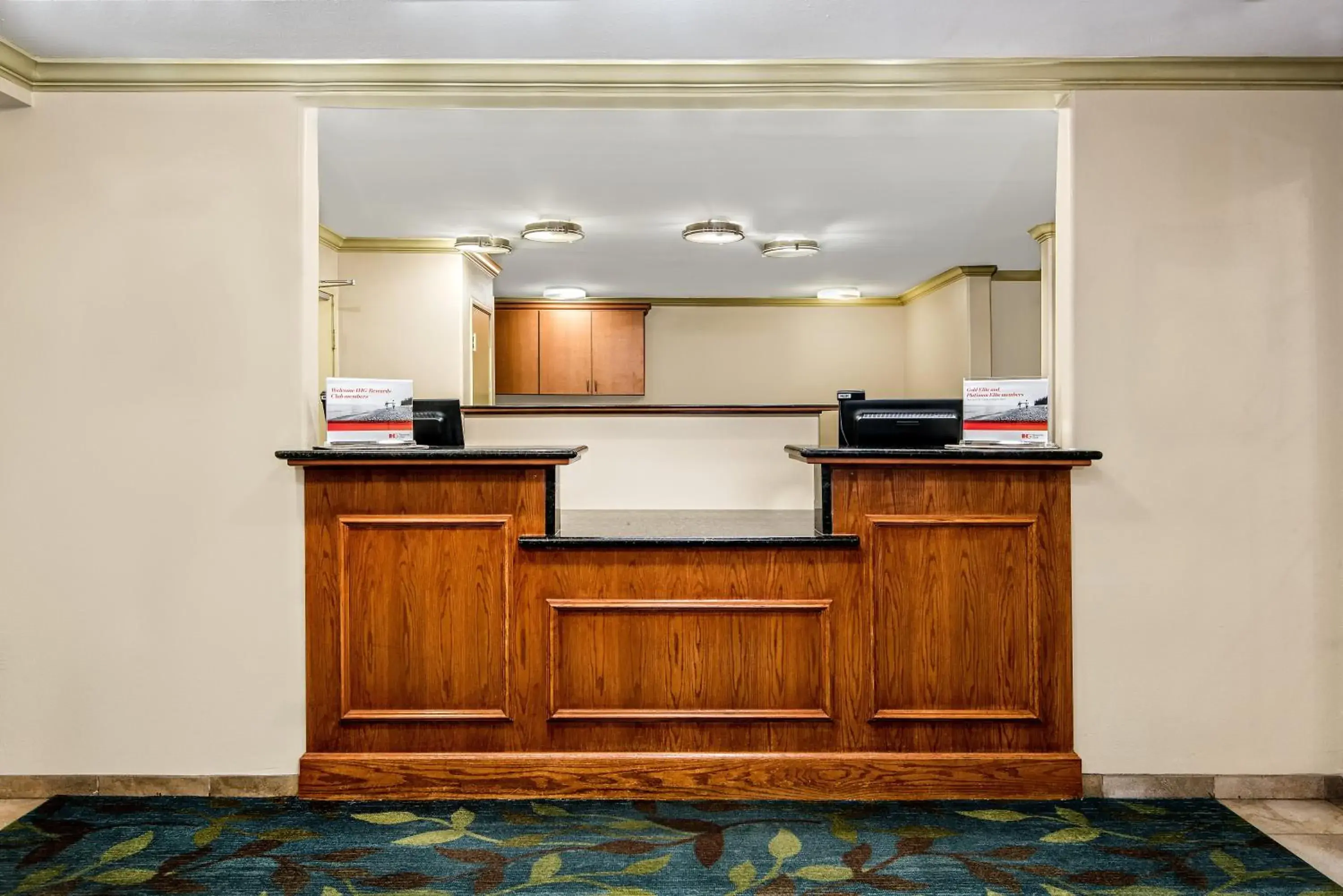 Property building, Lobby/Reception in Candlewood Suites Galveston