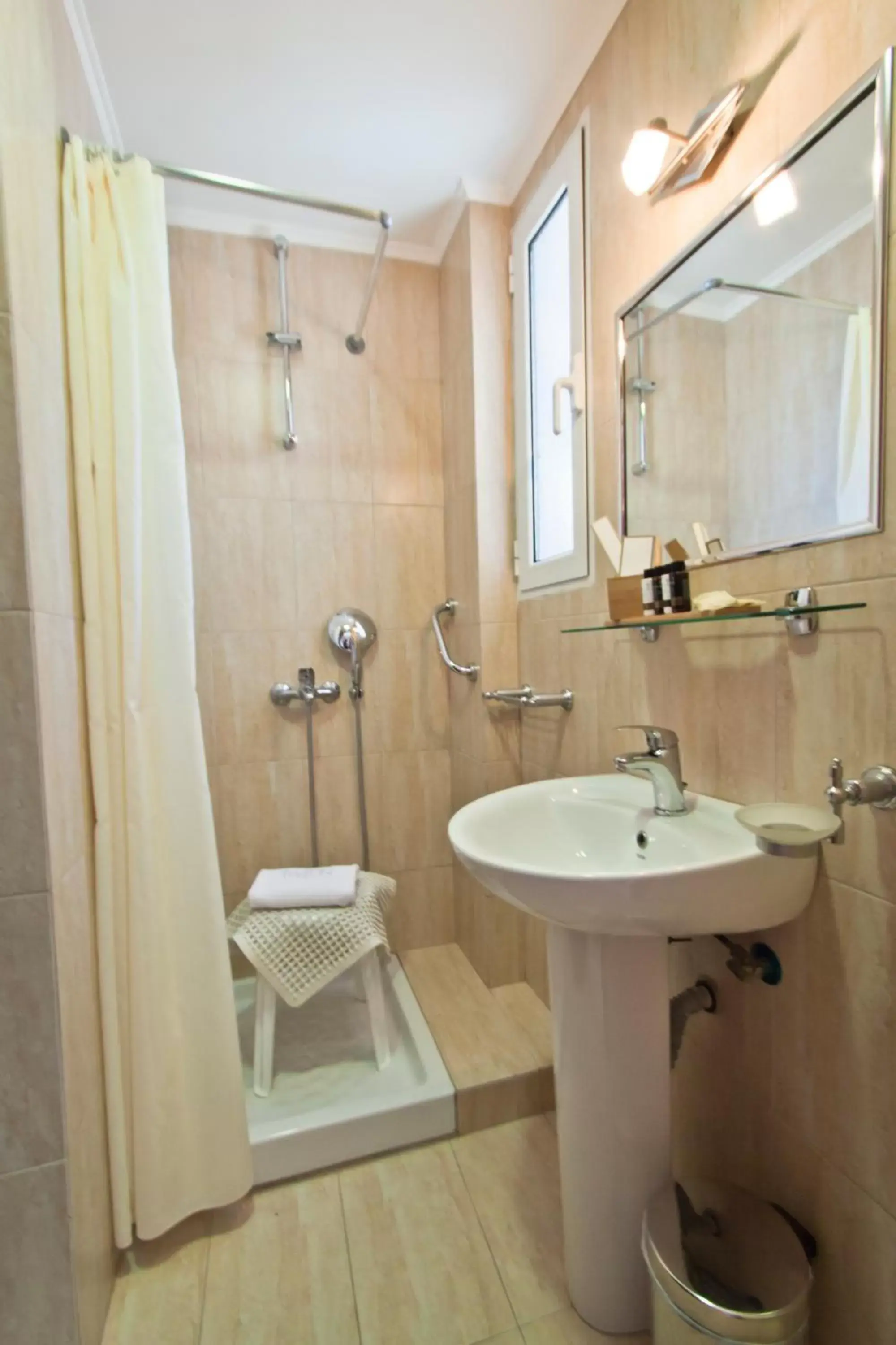 Shower, Bathroom in Triton Hotel Piraeus