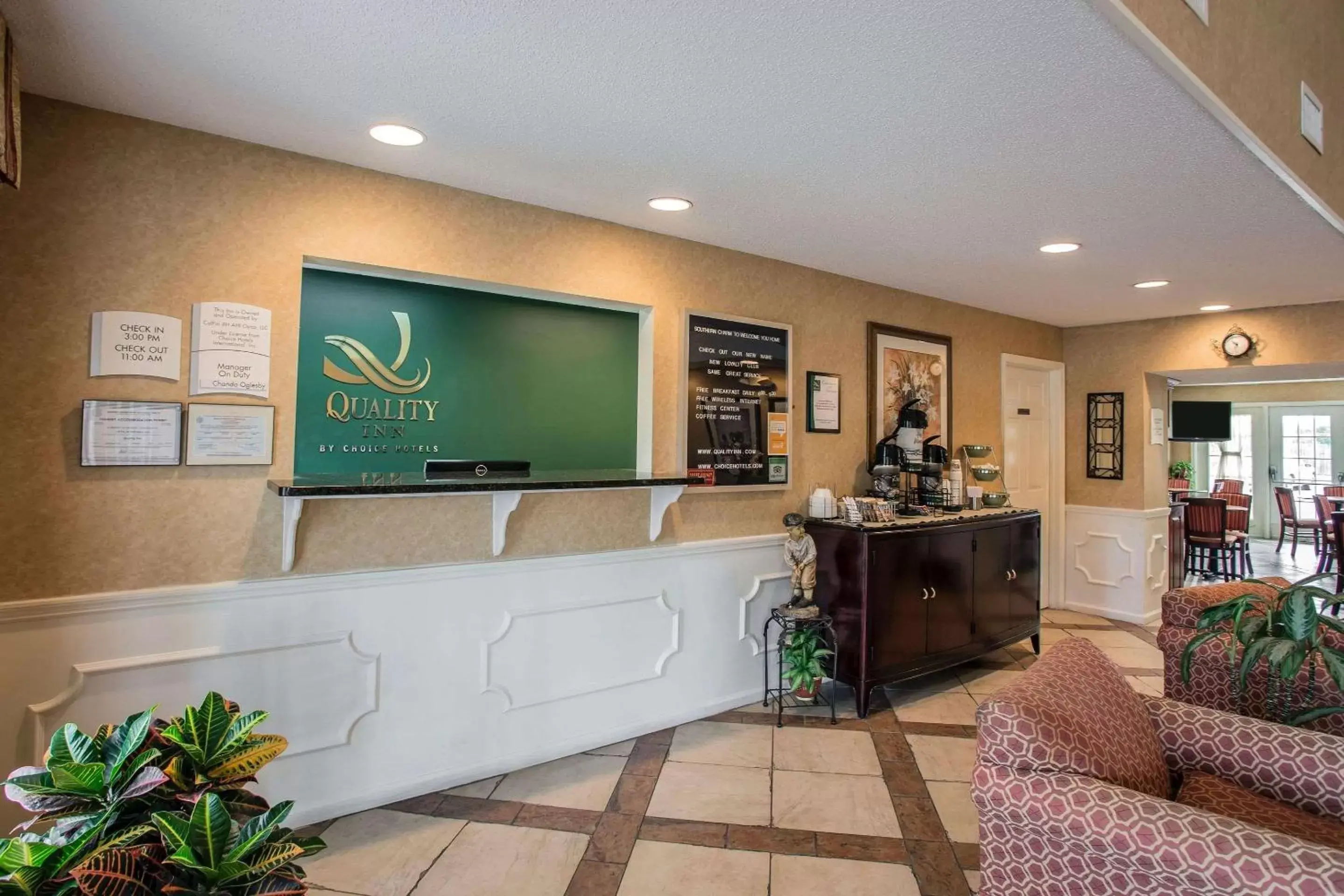 Lobby or reception, Lobby/Reception in Quality Inn Waynesboro