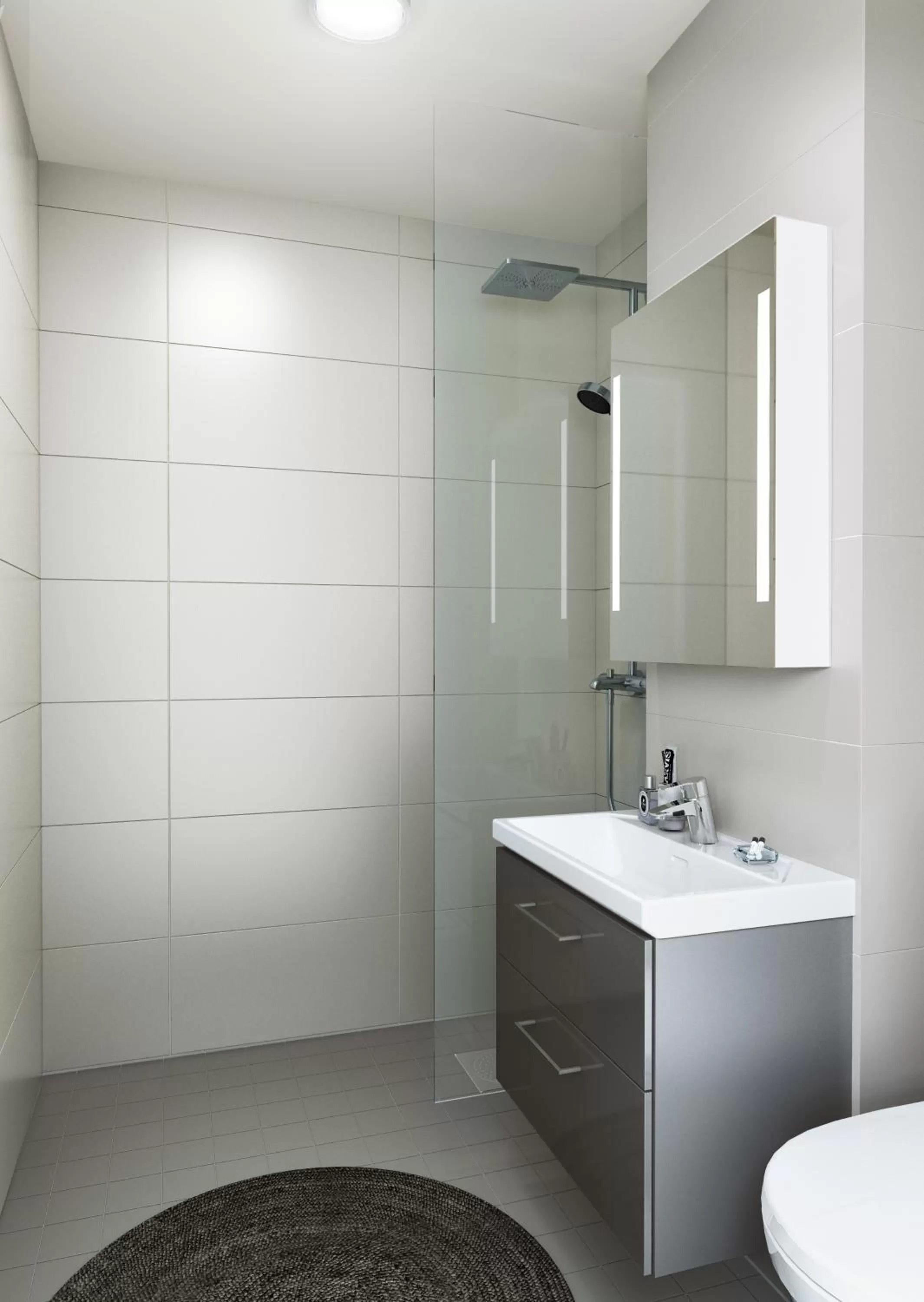 Shower in Naantali City Apartments