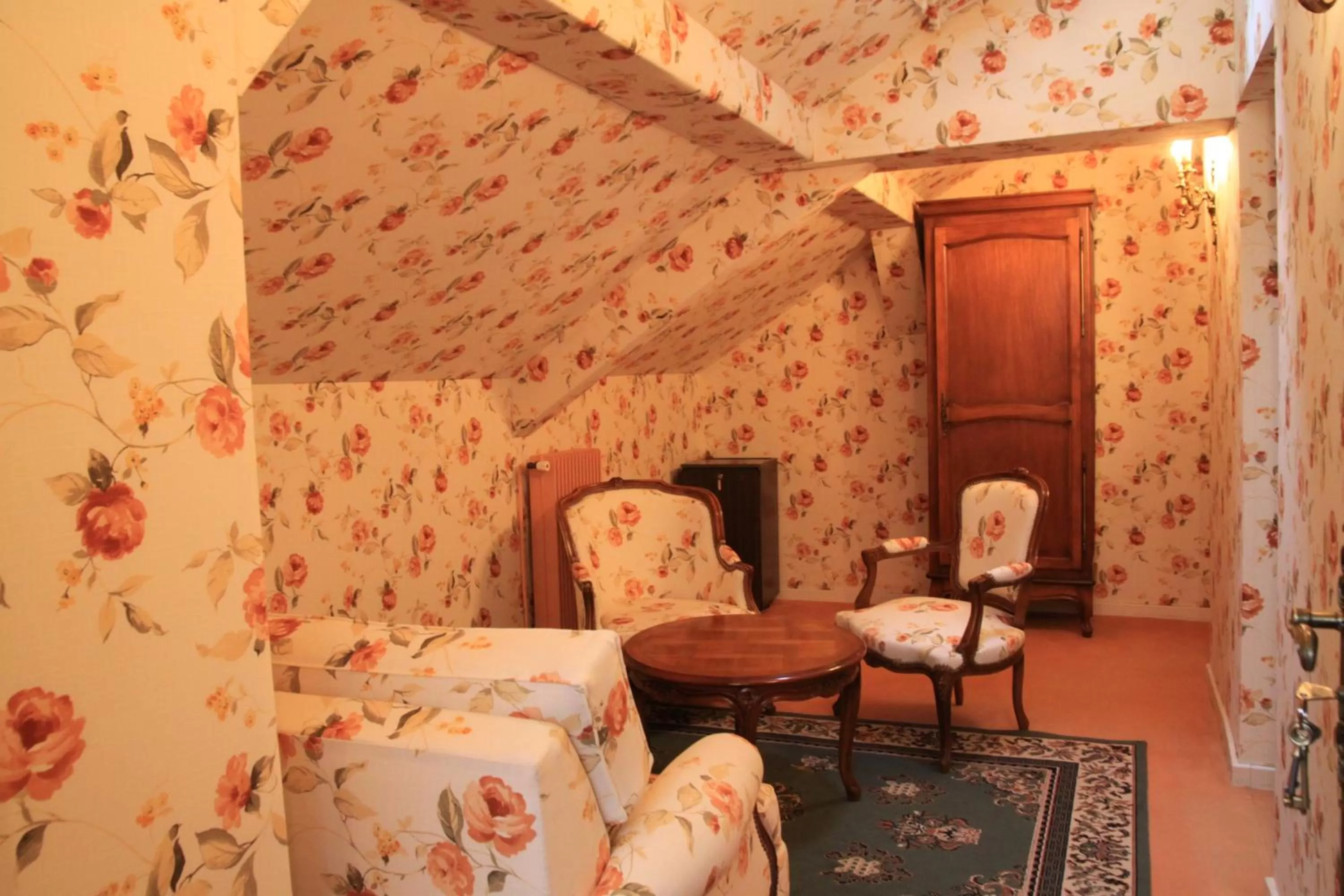 Living room in Château Des Bondons EI