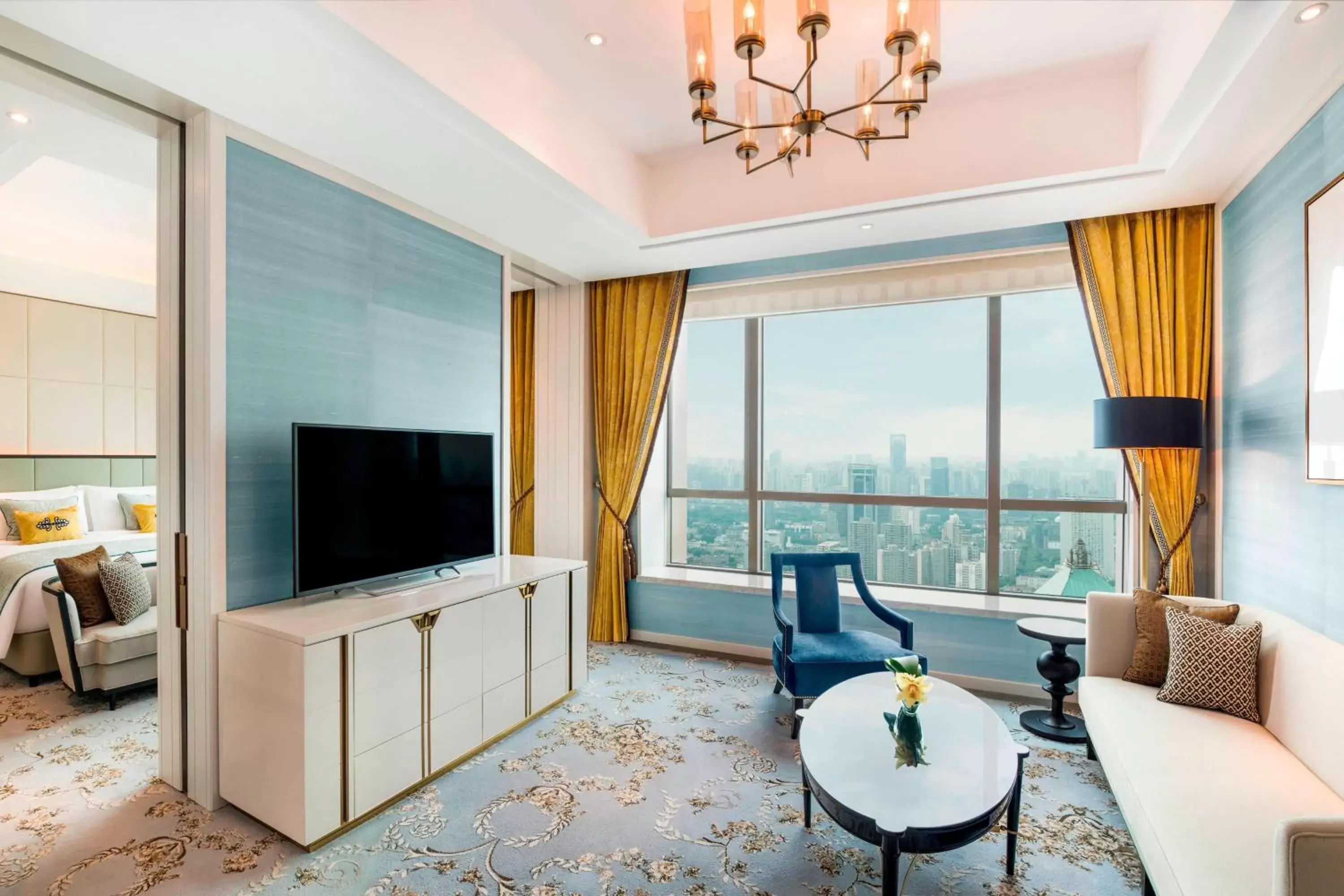 Living room, Seating Area in The St. Regis Shanghai Jingan