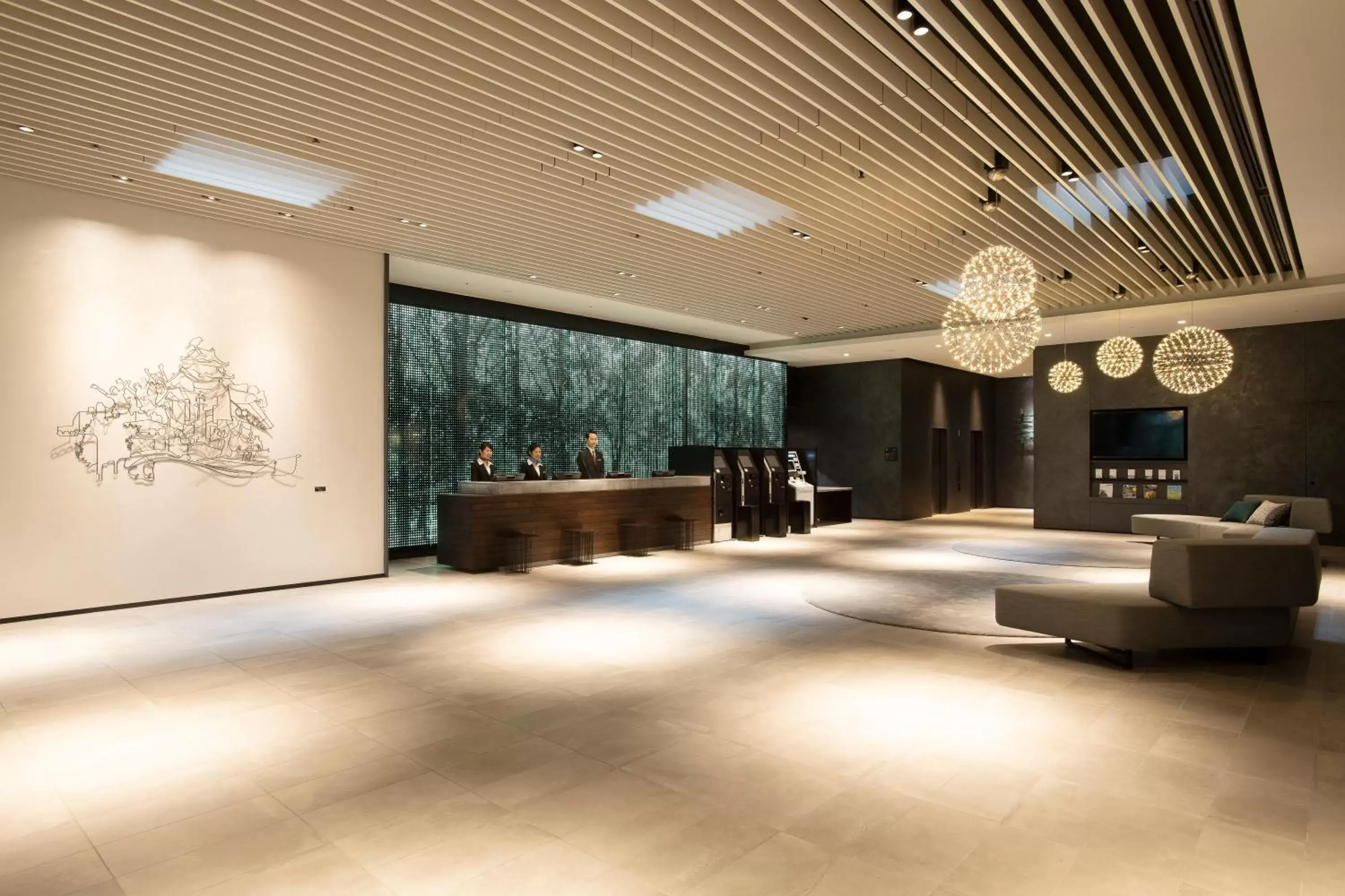 Lobby or reception, Lobby/Reception in Hotel Vischio Osaka-JR Hotel Group