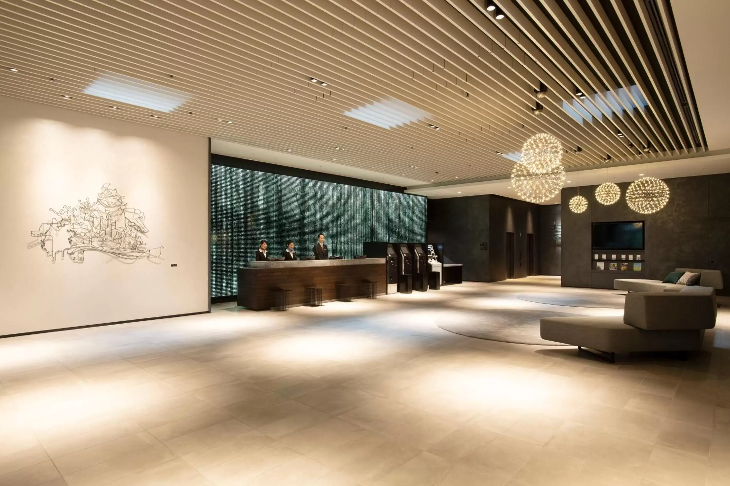 Lobby or reception in Hotel Vischio Osaka-JR Hotel Group Lobby or reception in Hotel Vischio Osaka-JR Hotel Group