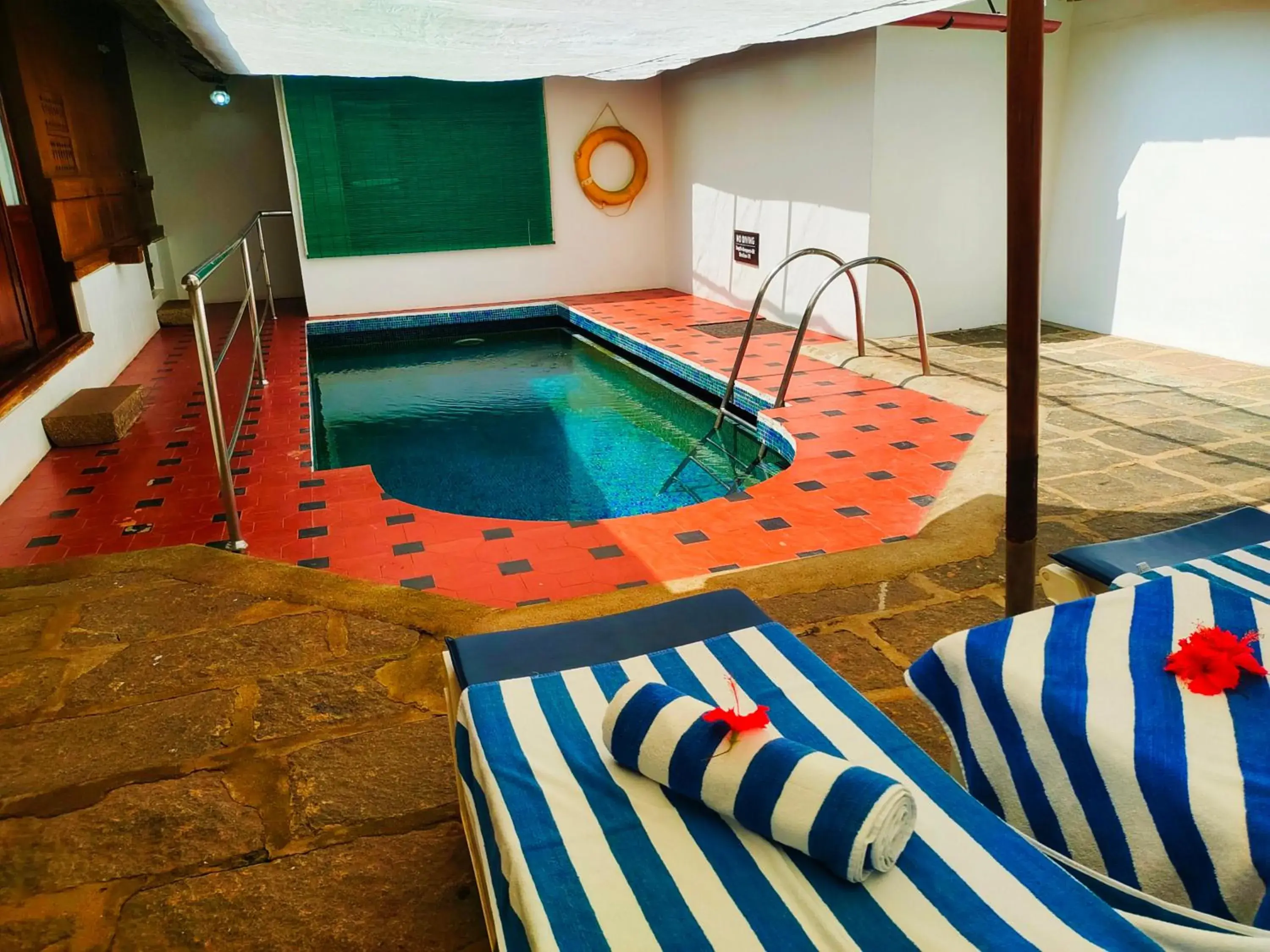 Swimming Pool in The Travancore Heritage Beach Resort