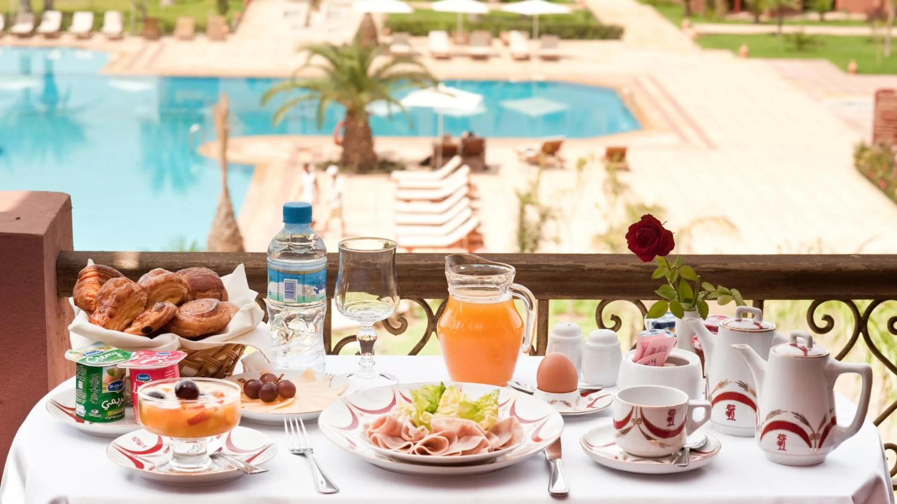 Food and drinks in Palm Plaza Marrakech