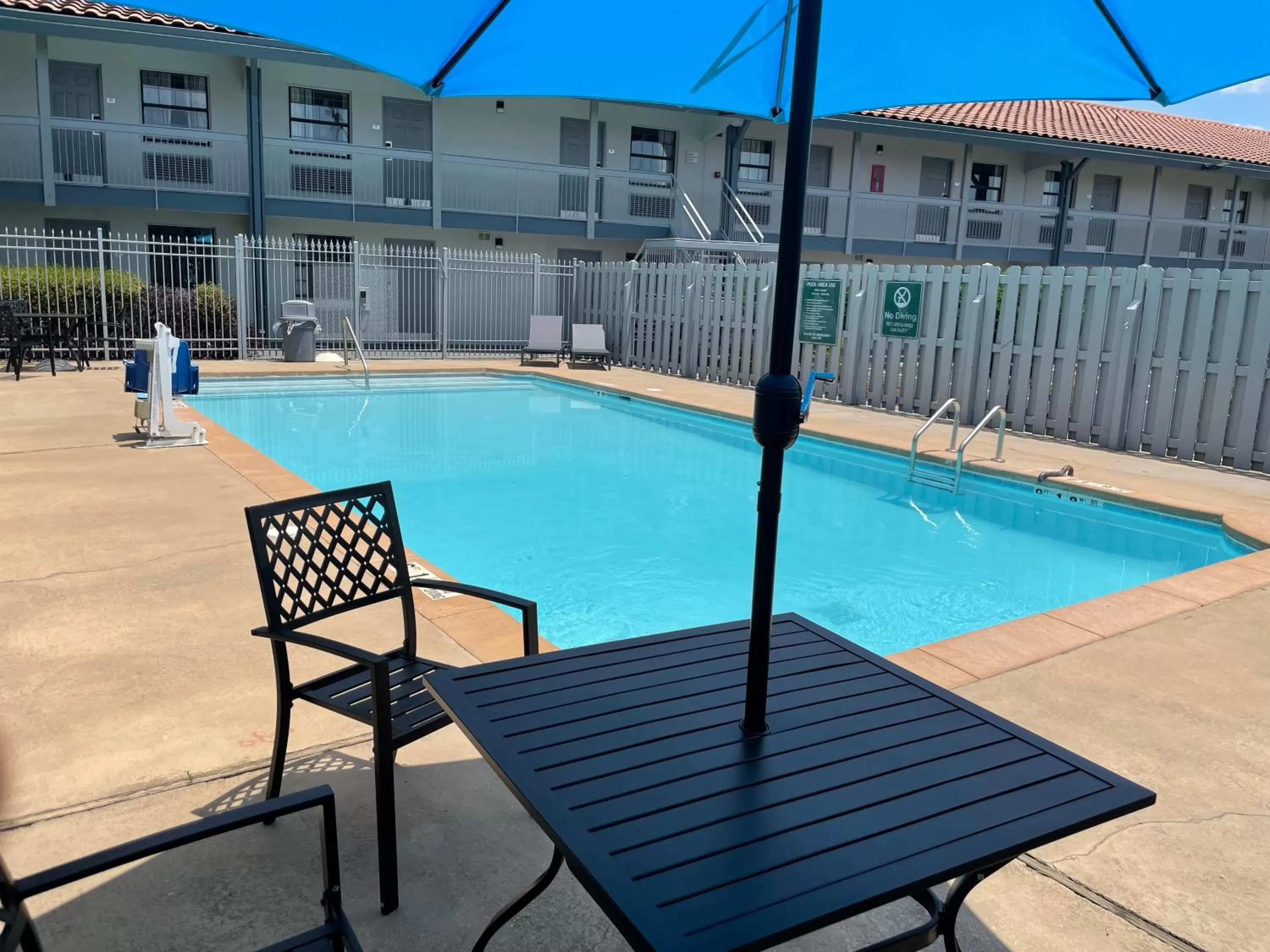 Swimming pool in Travelodge by Wyndham Tuscaloosa