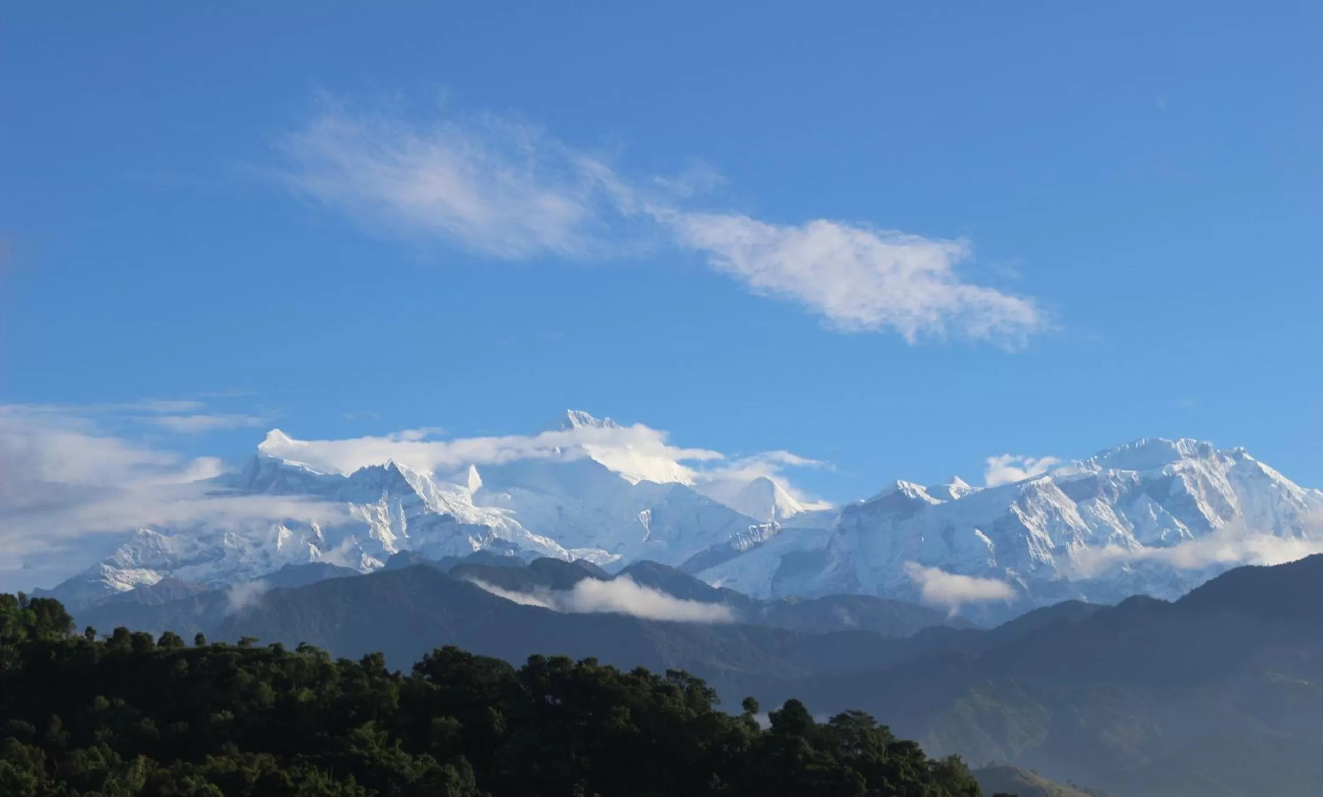 Mountain view in Hotel Buttercup