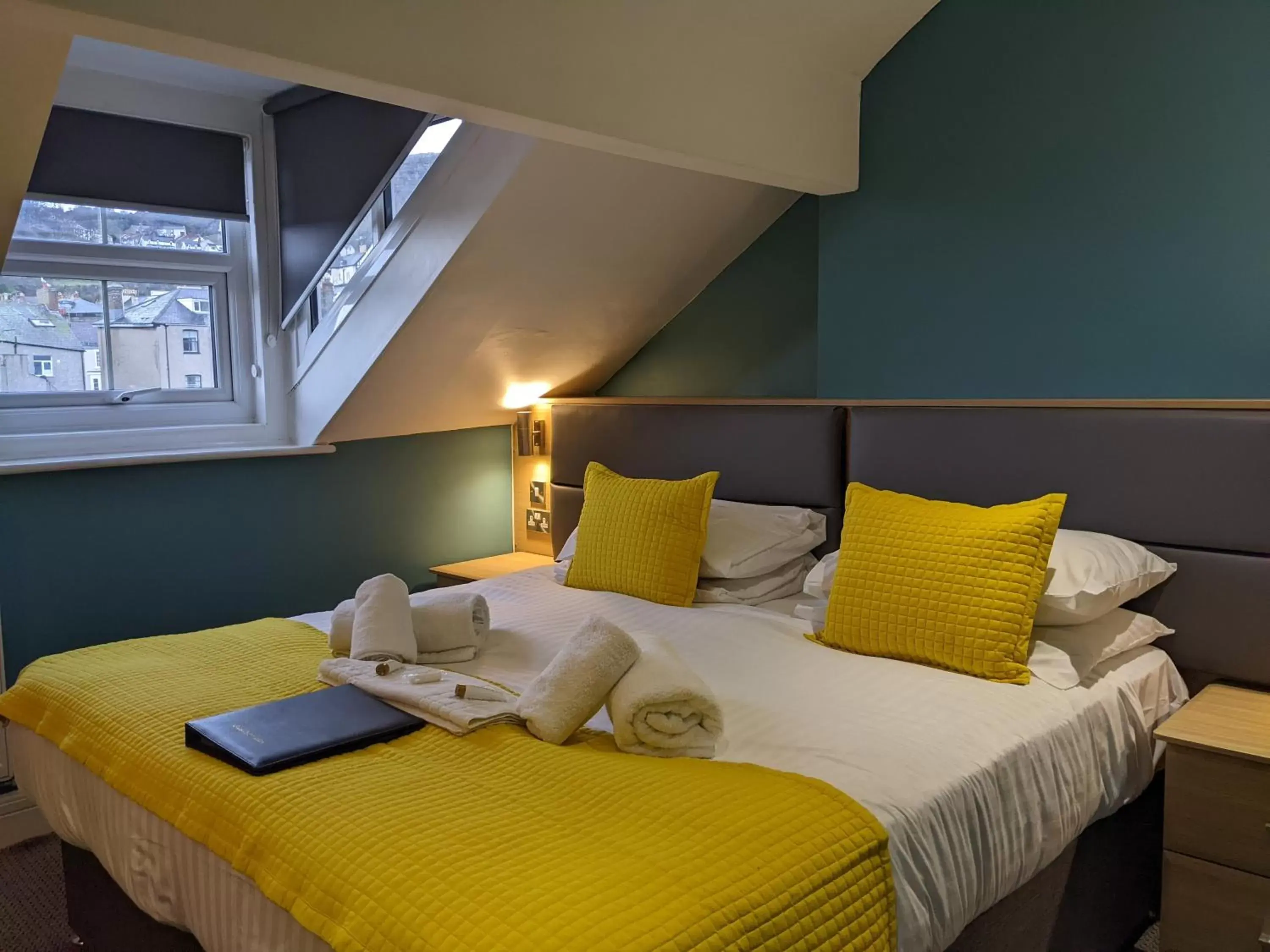 Bed in The Wildings Hotel & Tudno's Restaurant