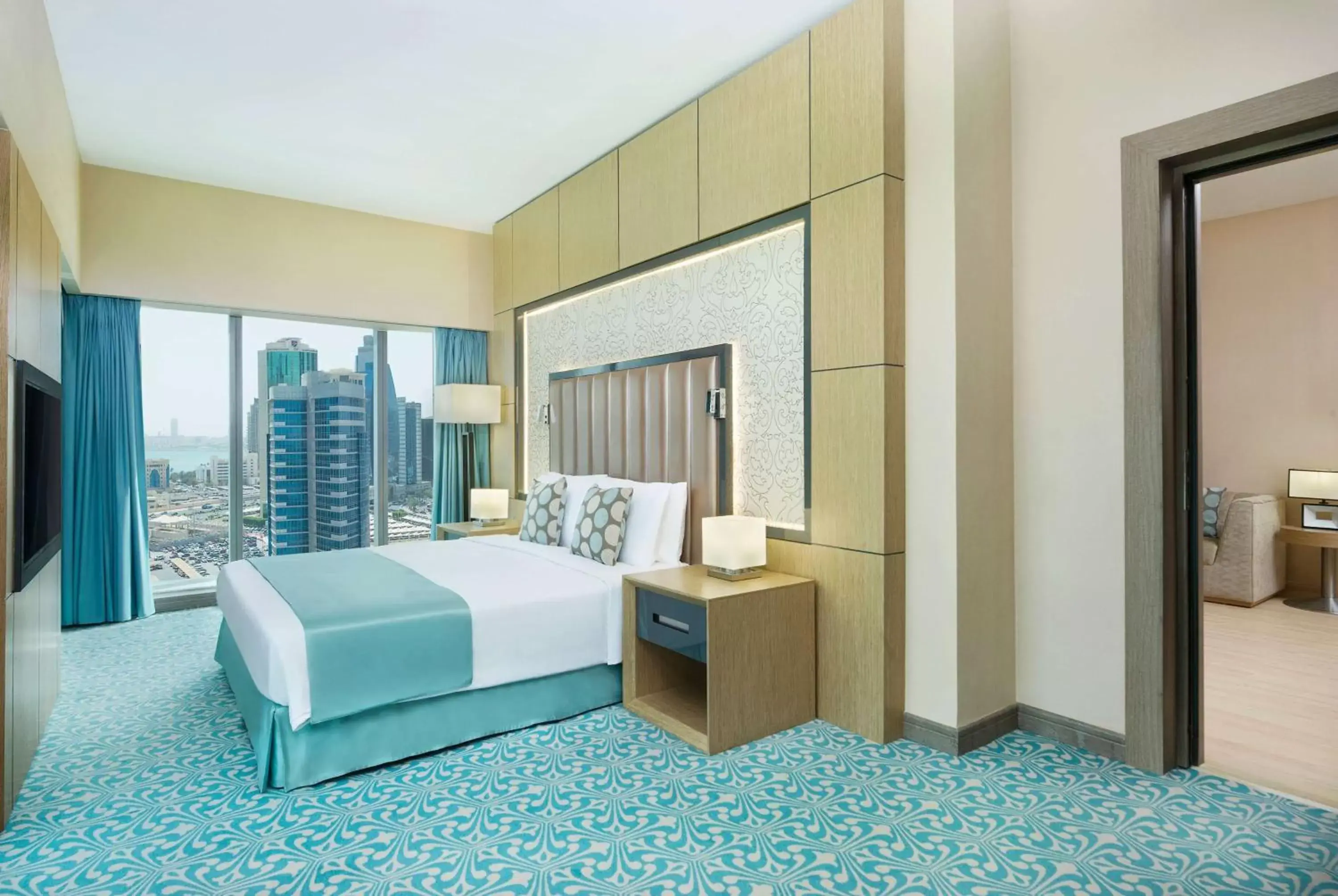 Photo of the whole room, Bed in Wyndham Doha West Bay