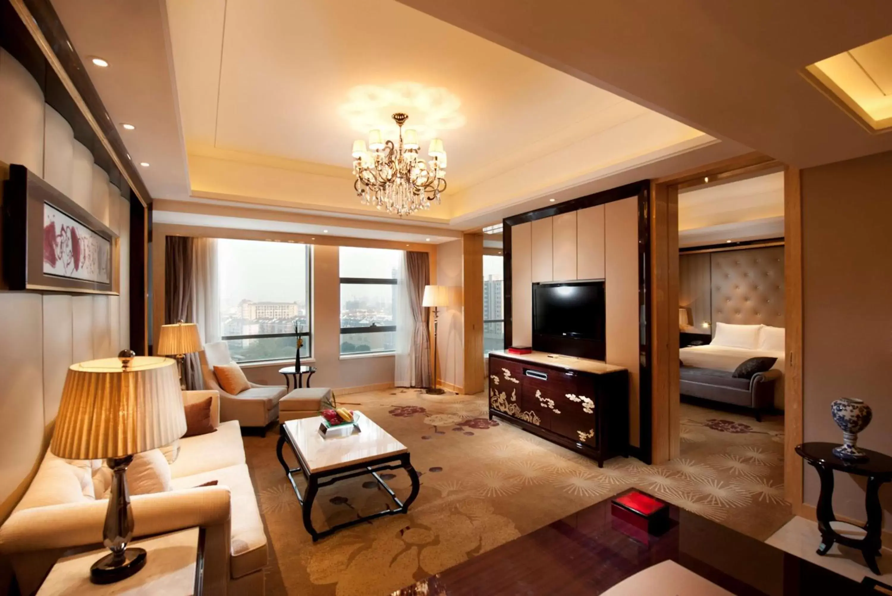 Bedroom, Seating Area in Hilton Nanjing