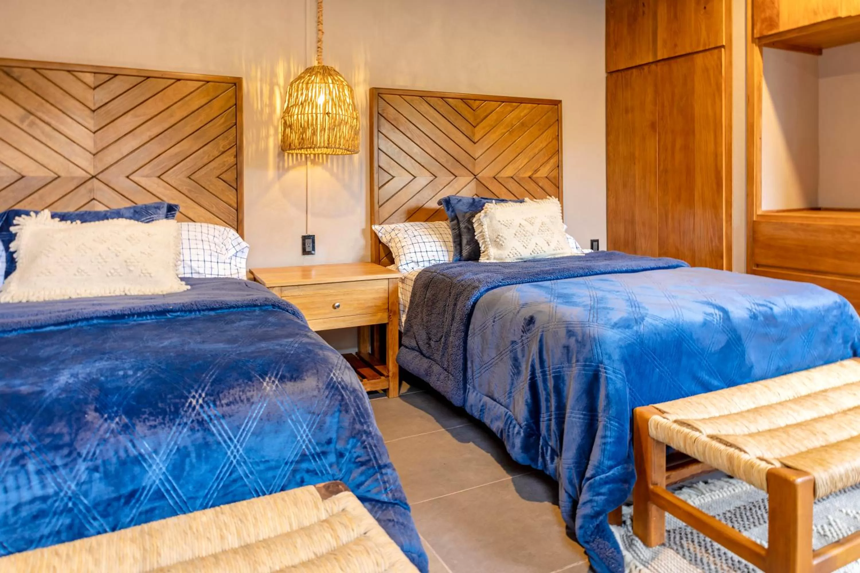 Bed in Casa Lavanda Hotel Boutique