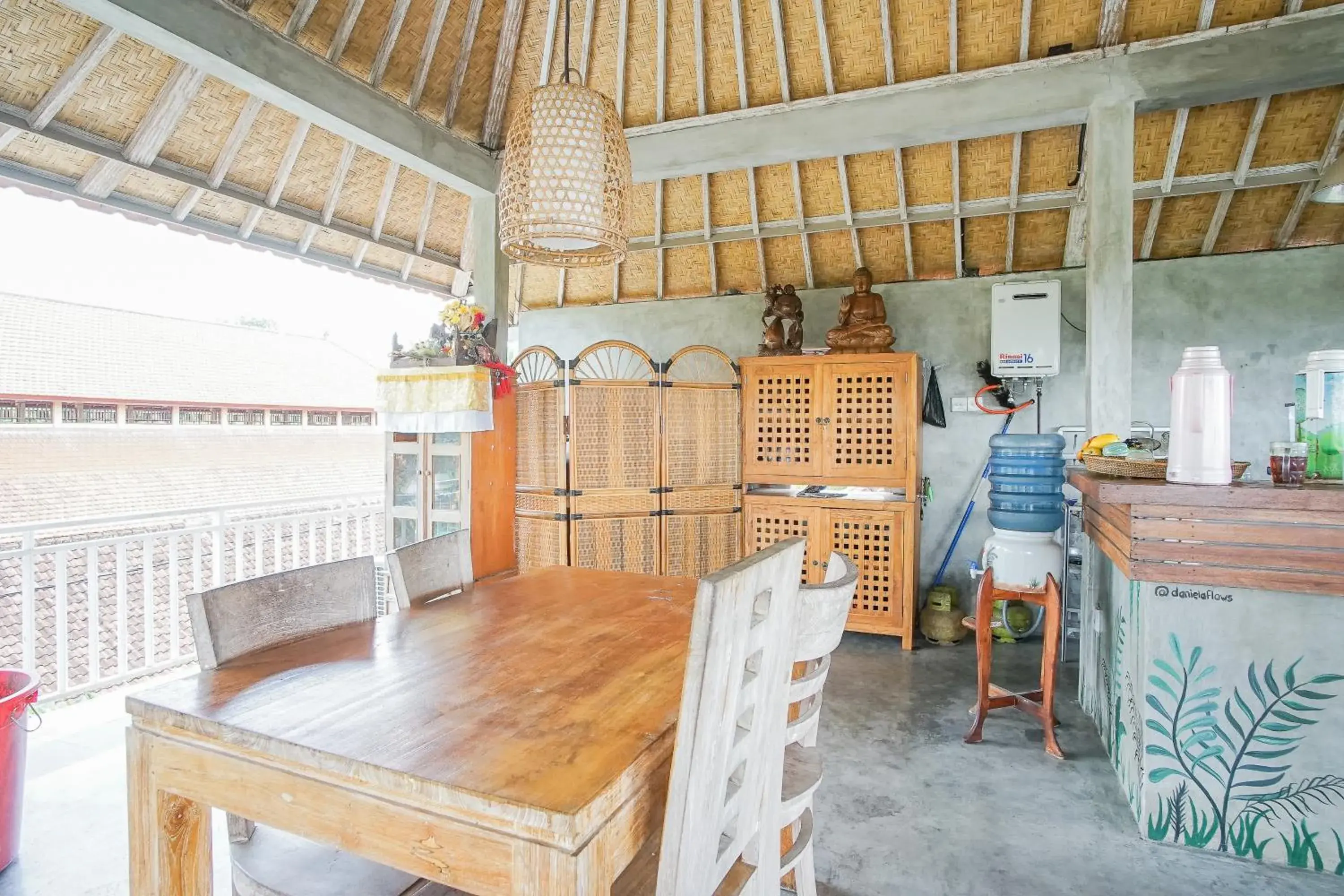 Dining area in Kememai Hostel
