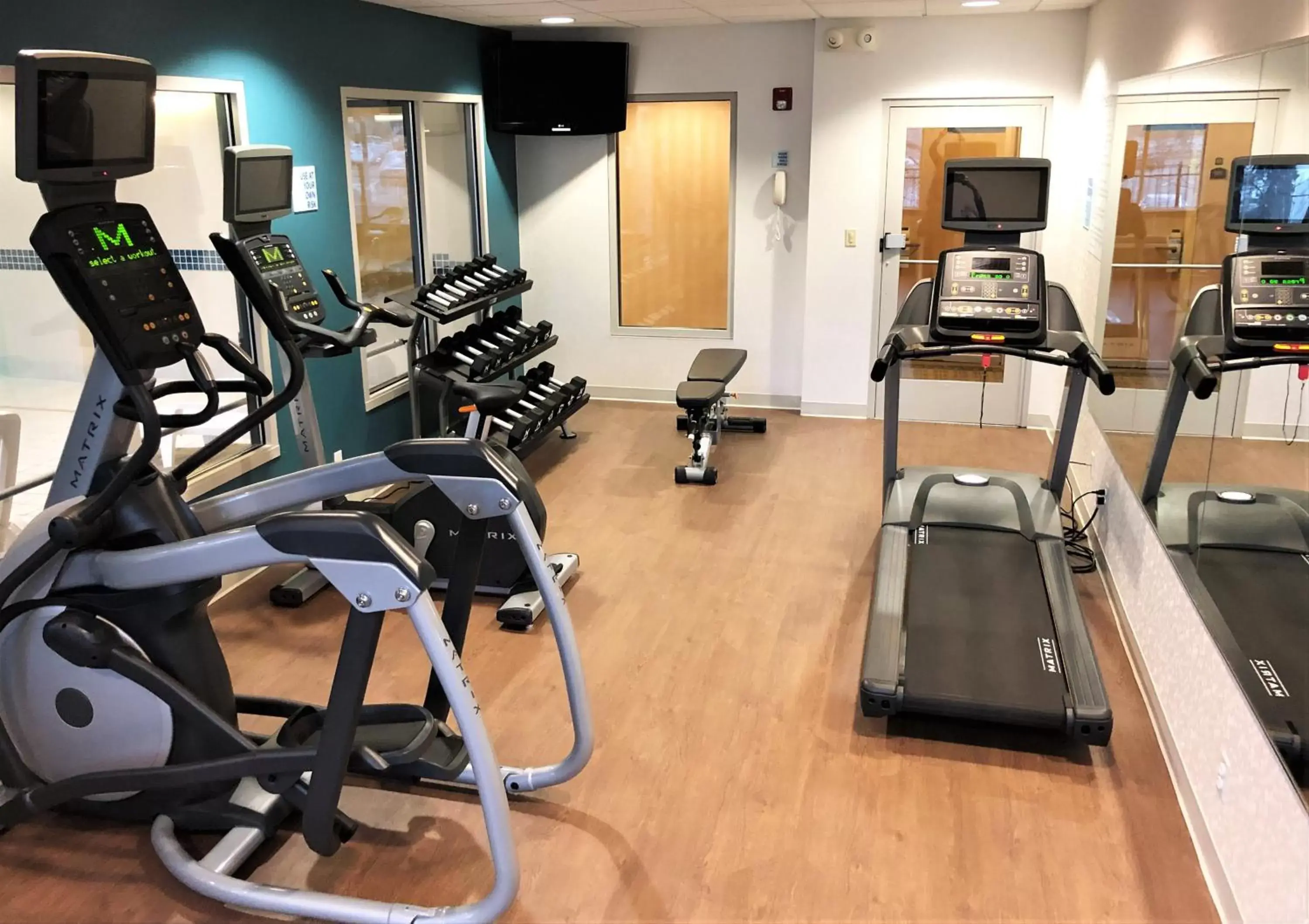 Fitness centre/facilities, Fitness Center/Facilities in Holiday Inn Express Syracuse Airport, an IHG Hotel