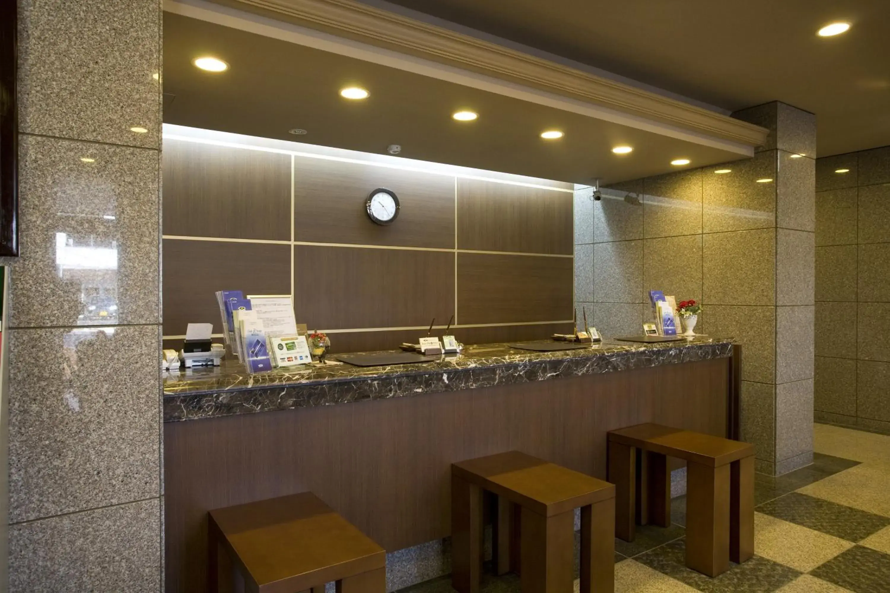Lobby or reception in Hotel Route-Inn Omagari Ekimae