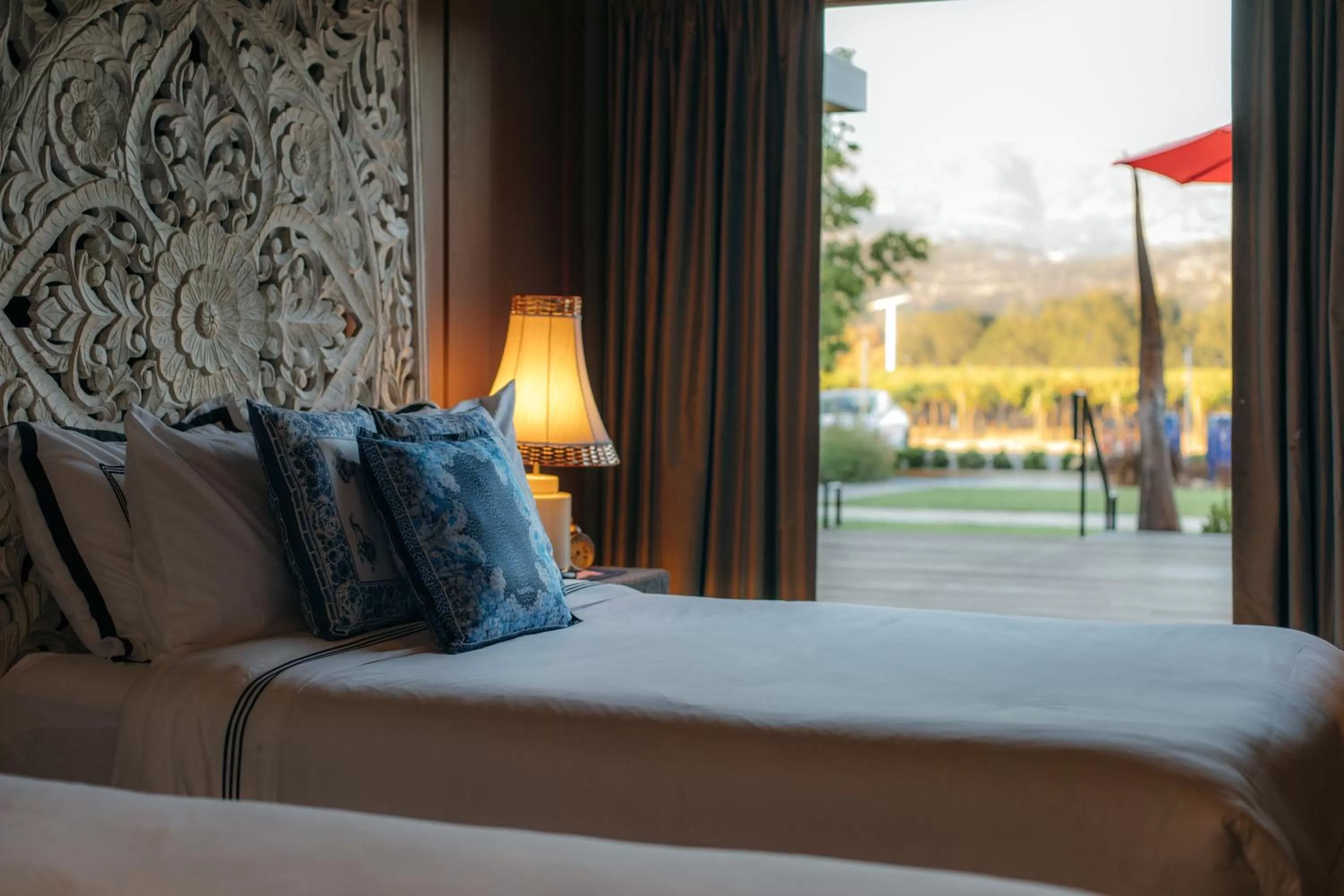 Bed in Bann at Oak Knoll Napa