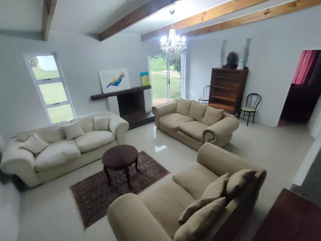 Seating Area in Blue Mountain Farm Lodge, Cabins & Cottages