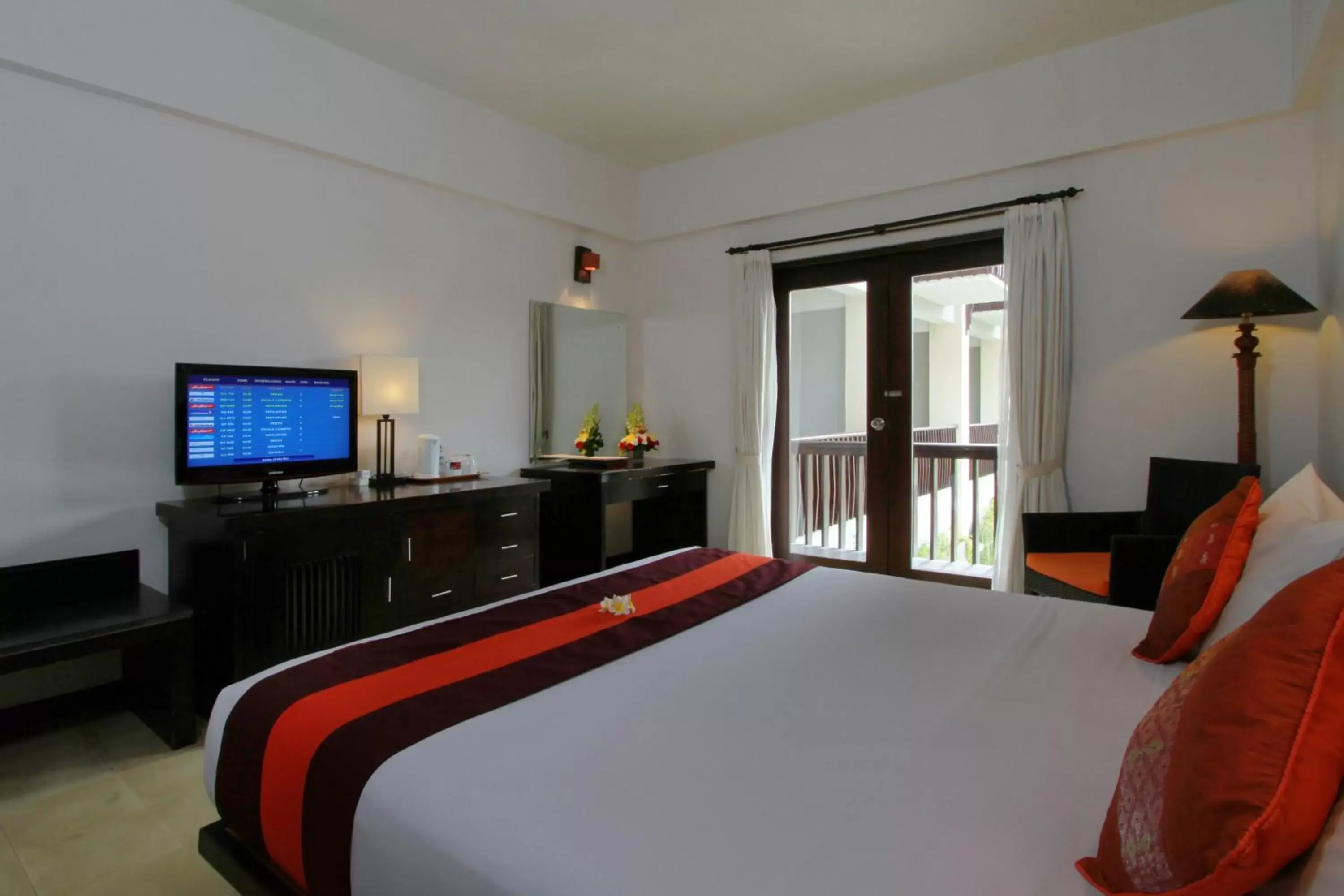 Balcony/Terrace, Bed in The Lokha Legian Resort & Spa Balcony/Terrace, Bed in The Lokha Legian Resort & Spa