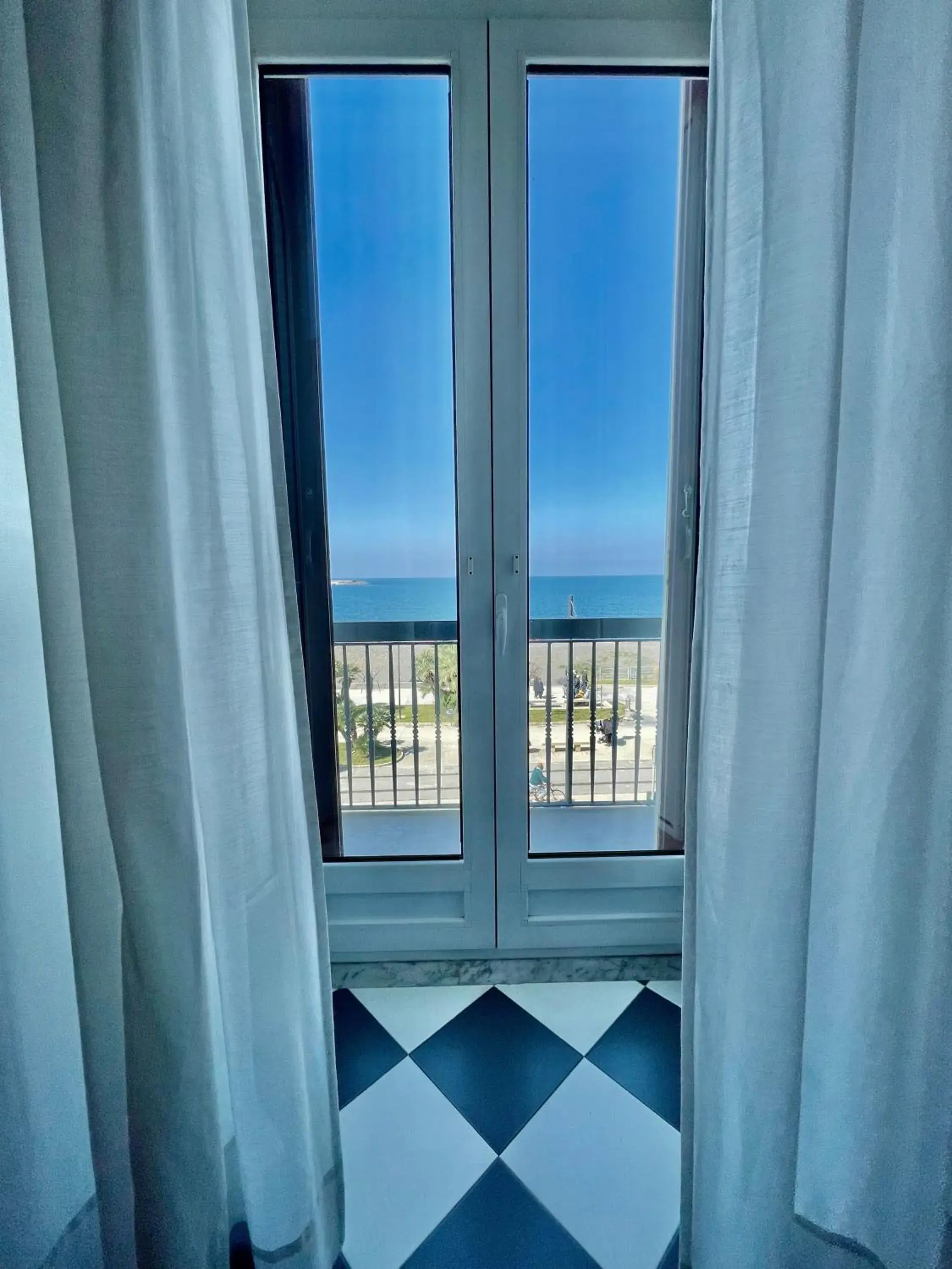 Balcony/Terrace, Sea View in Hotel Stabia