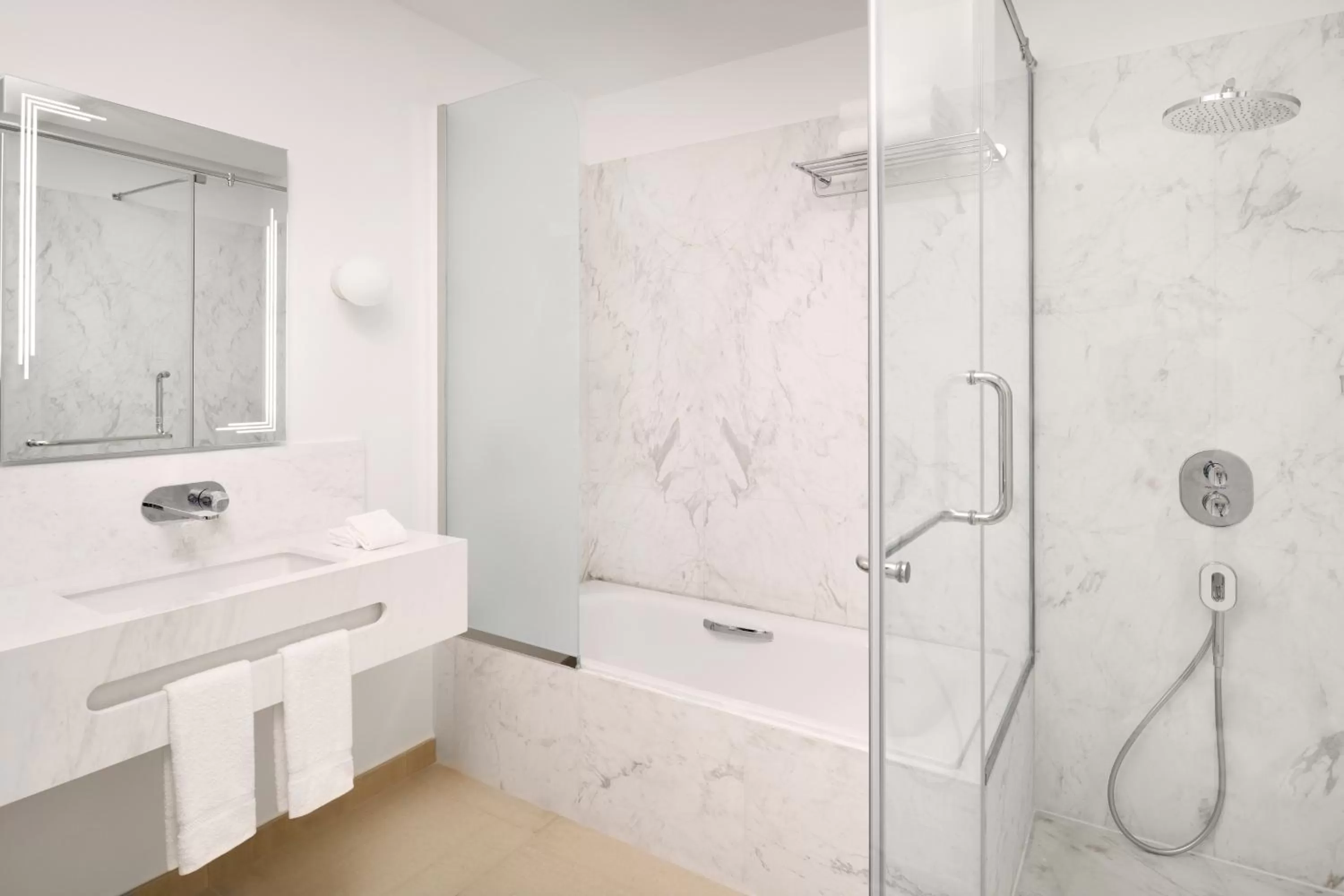 Shower in Element by Westin West Bay Doha