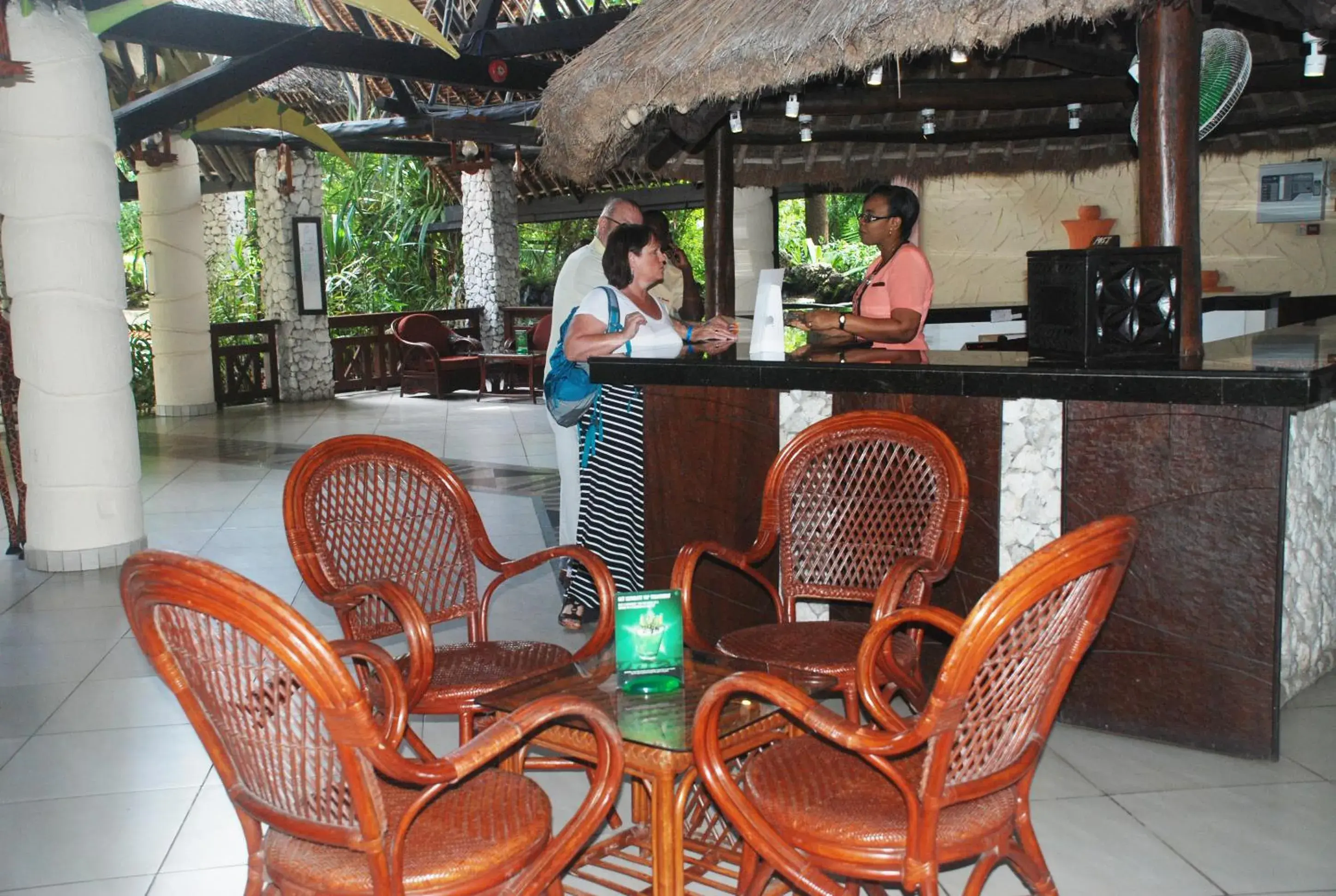 People in Bamburi Beach Hotel