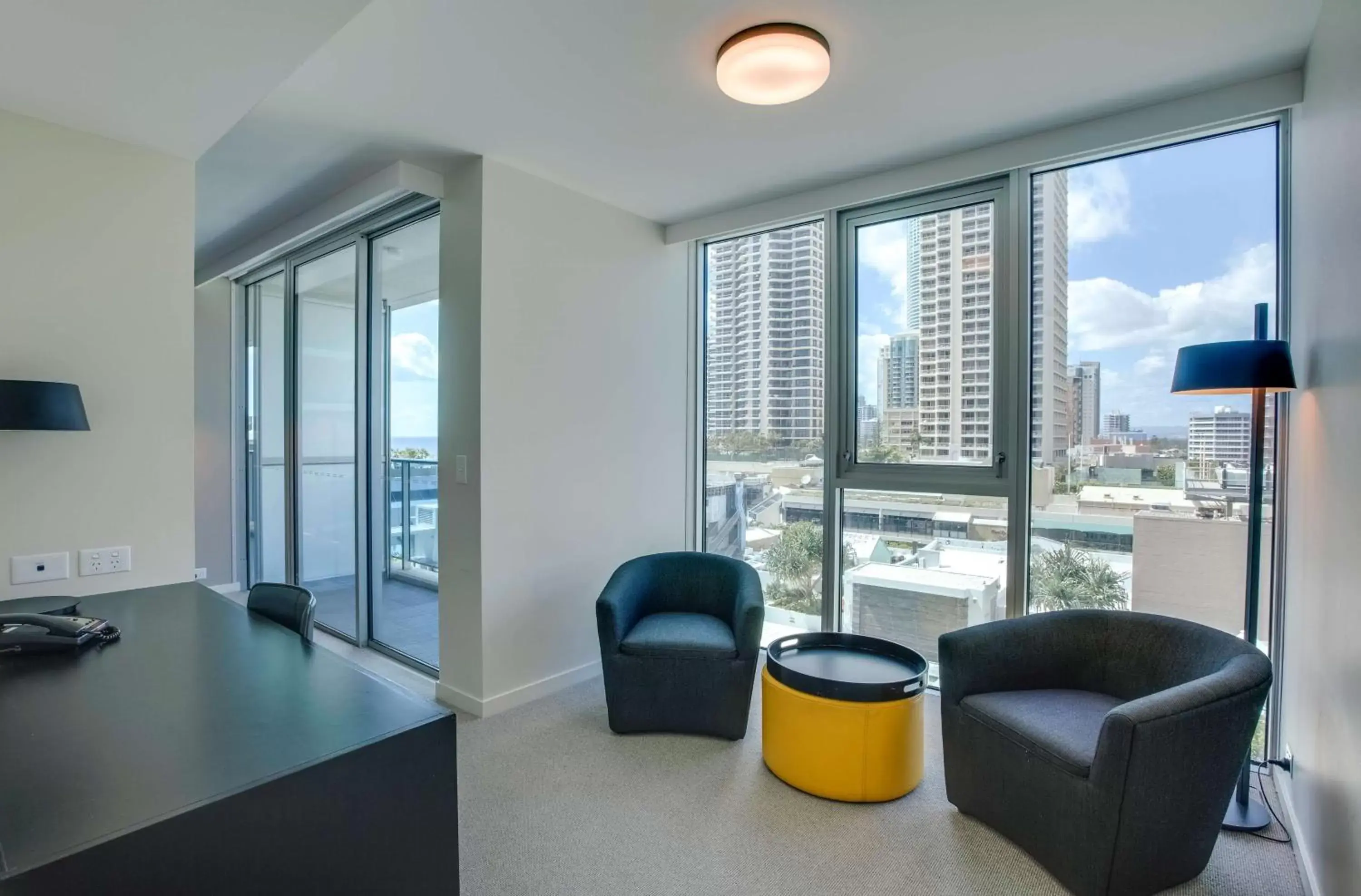 Living room, Seating Area in Hilton Surfers Paradise Hotel & Residences