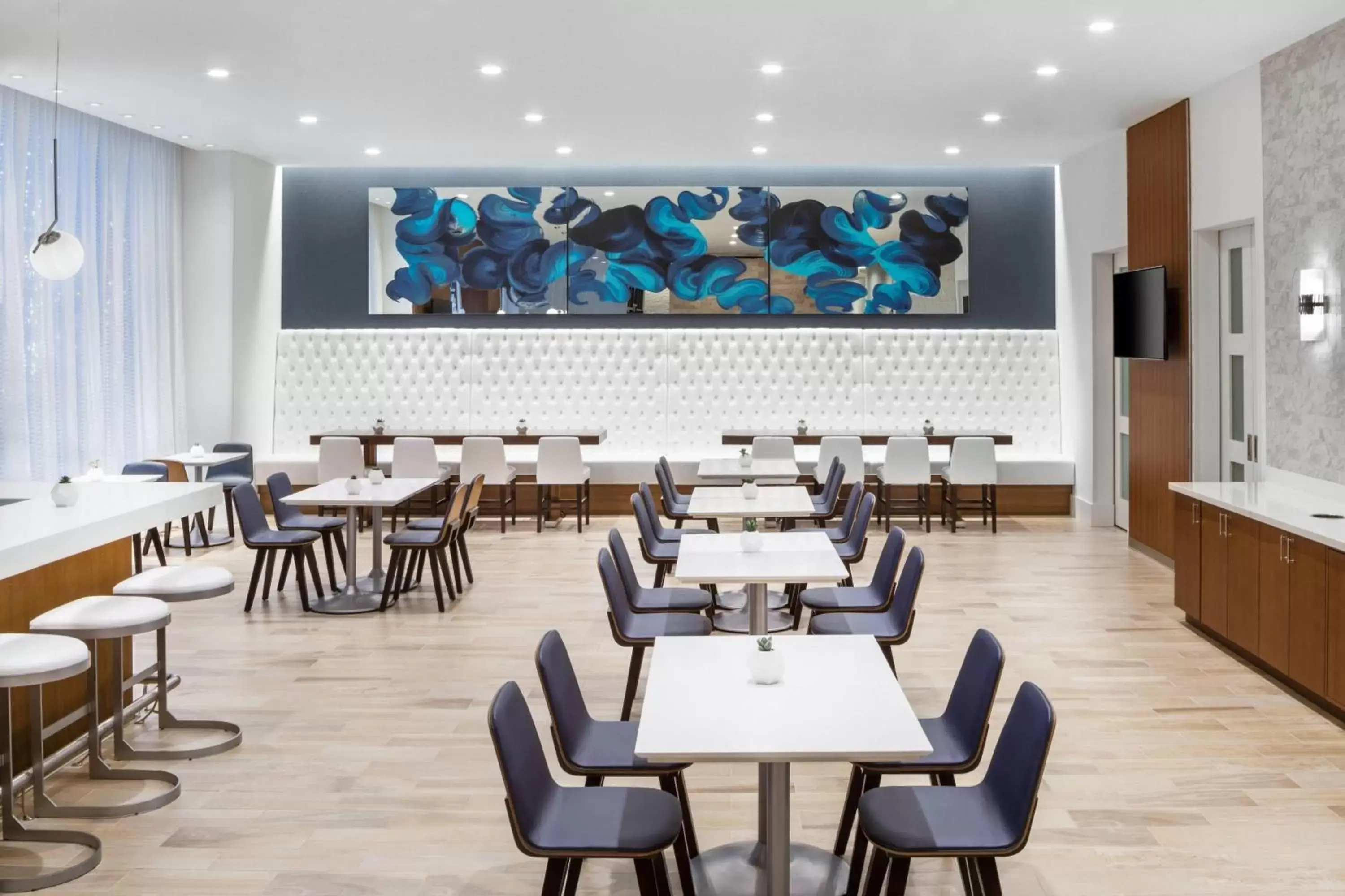 Lounge or bar, Restaurant/Places to Eat in Residence Inn by Marriott Stamford Downtown