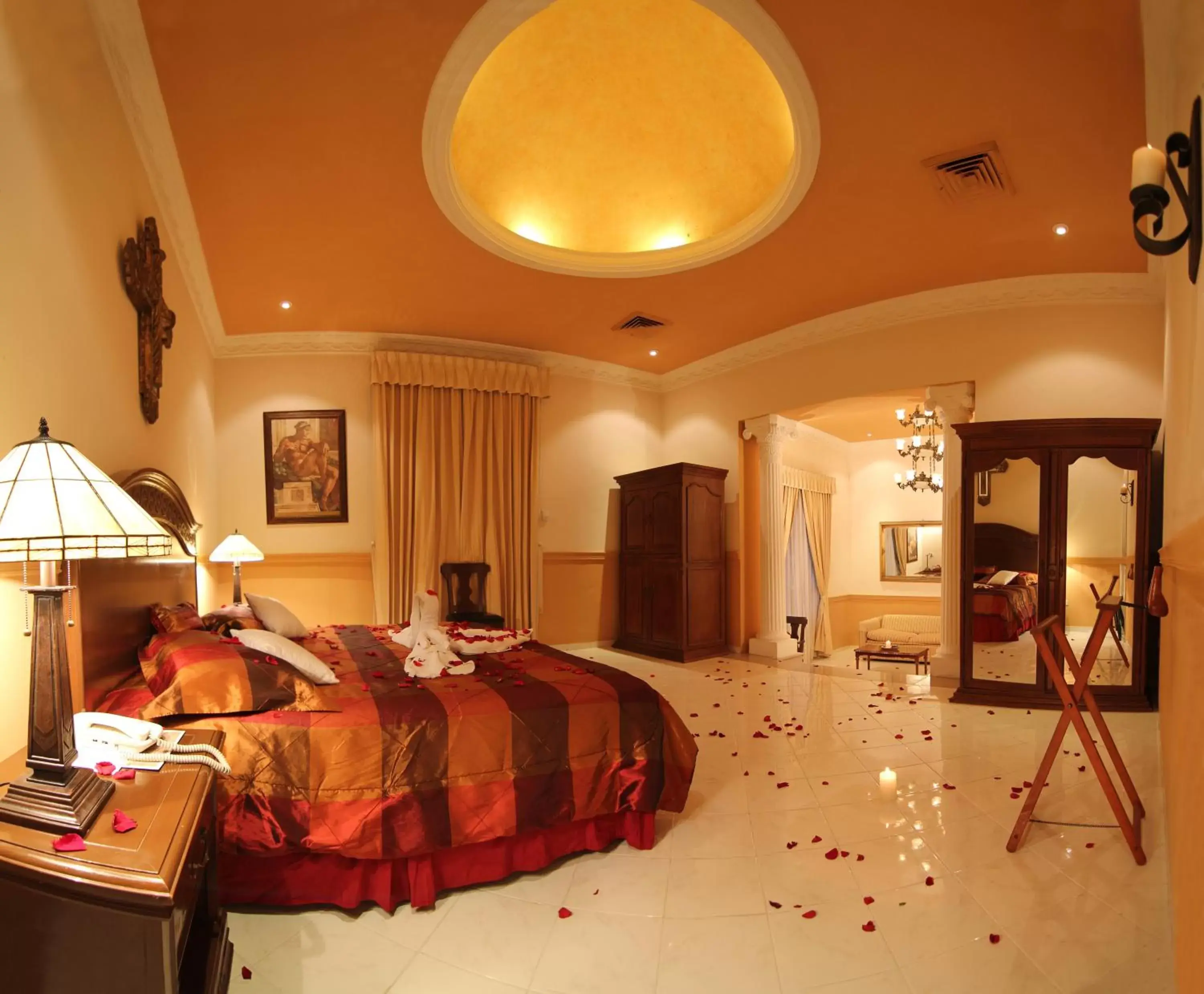 Decorative detail, Bed in Hotel Boutique La Mision De Fray Diego Decorative detail, Bed in Hotel Boutique La Mision De Fray Diego