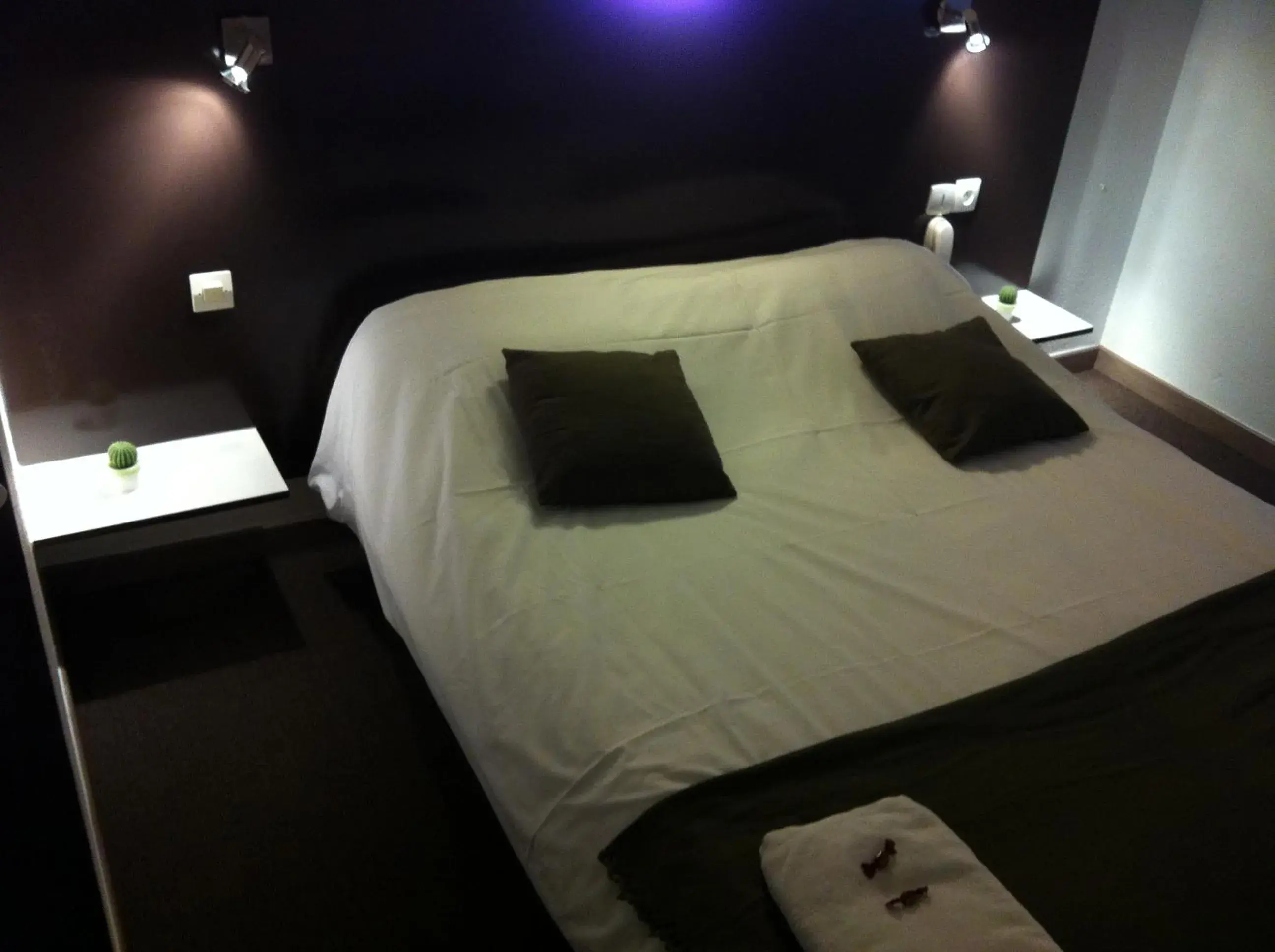 Shower, Bed in The Originals Access, Hotel Beziers Est (P'tit Dej-Hotel)