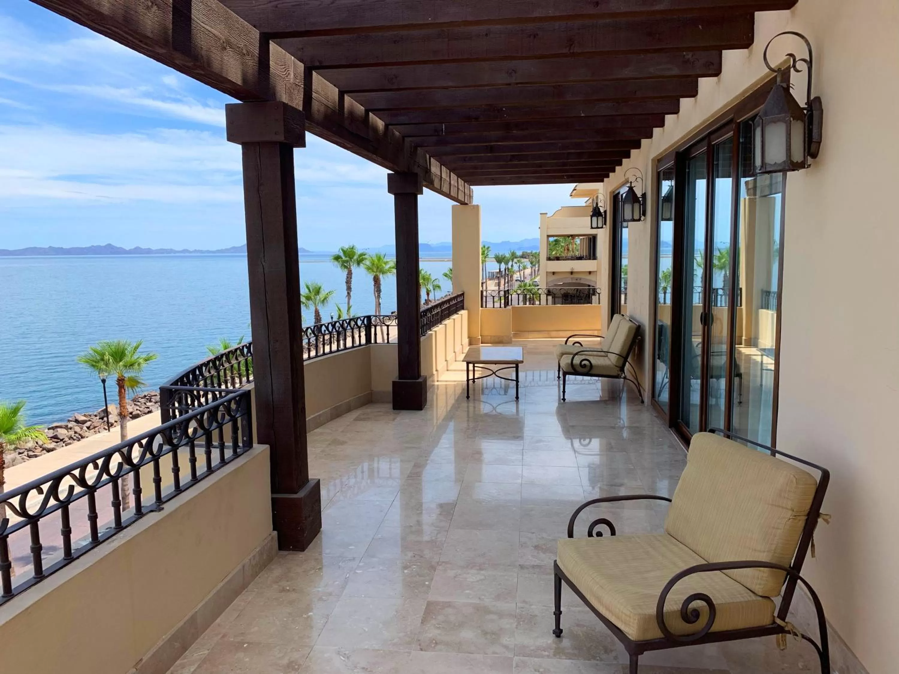 Patio in La Mision Loreto