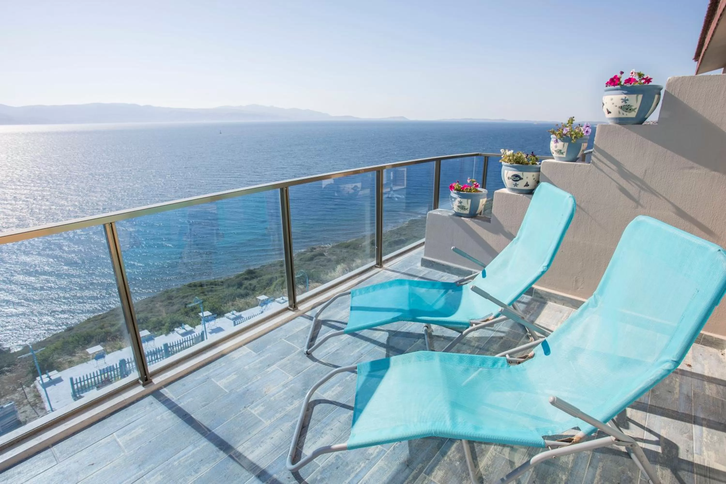 Balcony/Terrace in Fener Hotel Café & Kahvalti