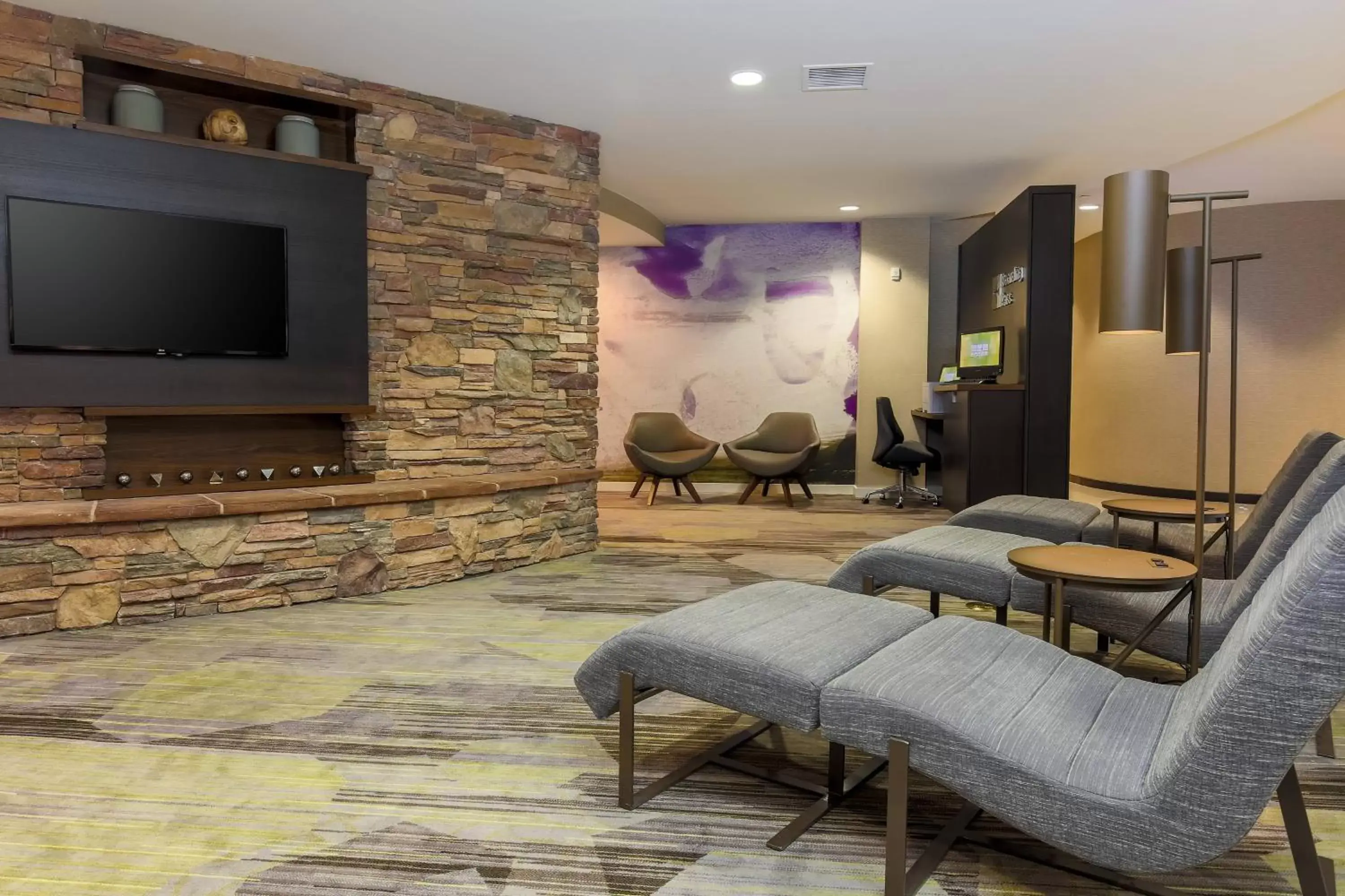 Lobby or reception, Seating Area in Courtyard By Marriott Las Vegas Stadium Area