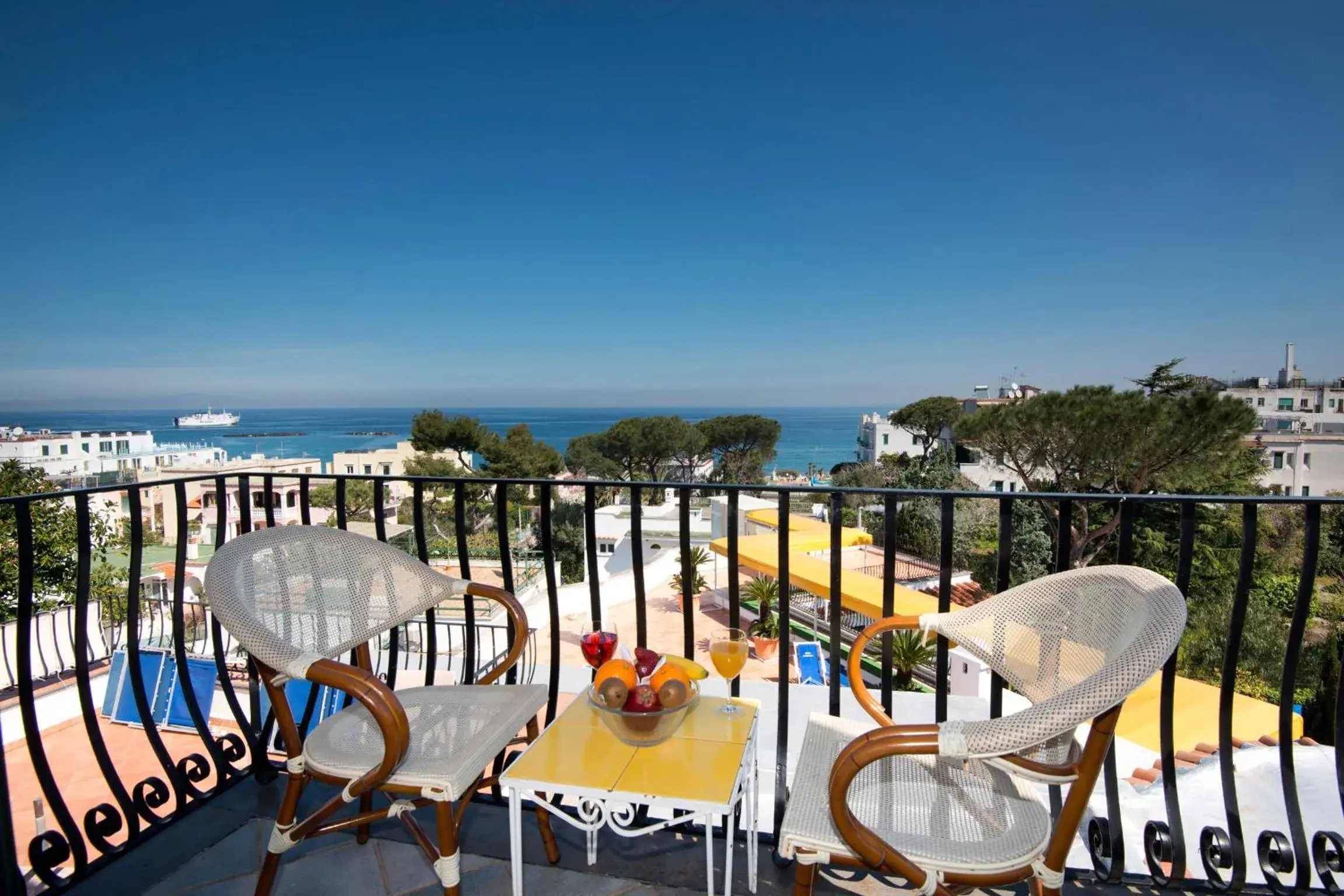 Balcony/Terrace in Hotel Floridiana Terme