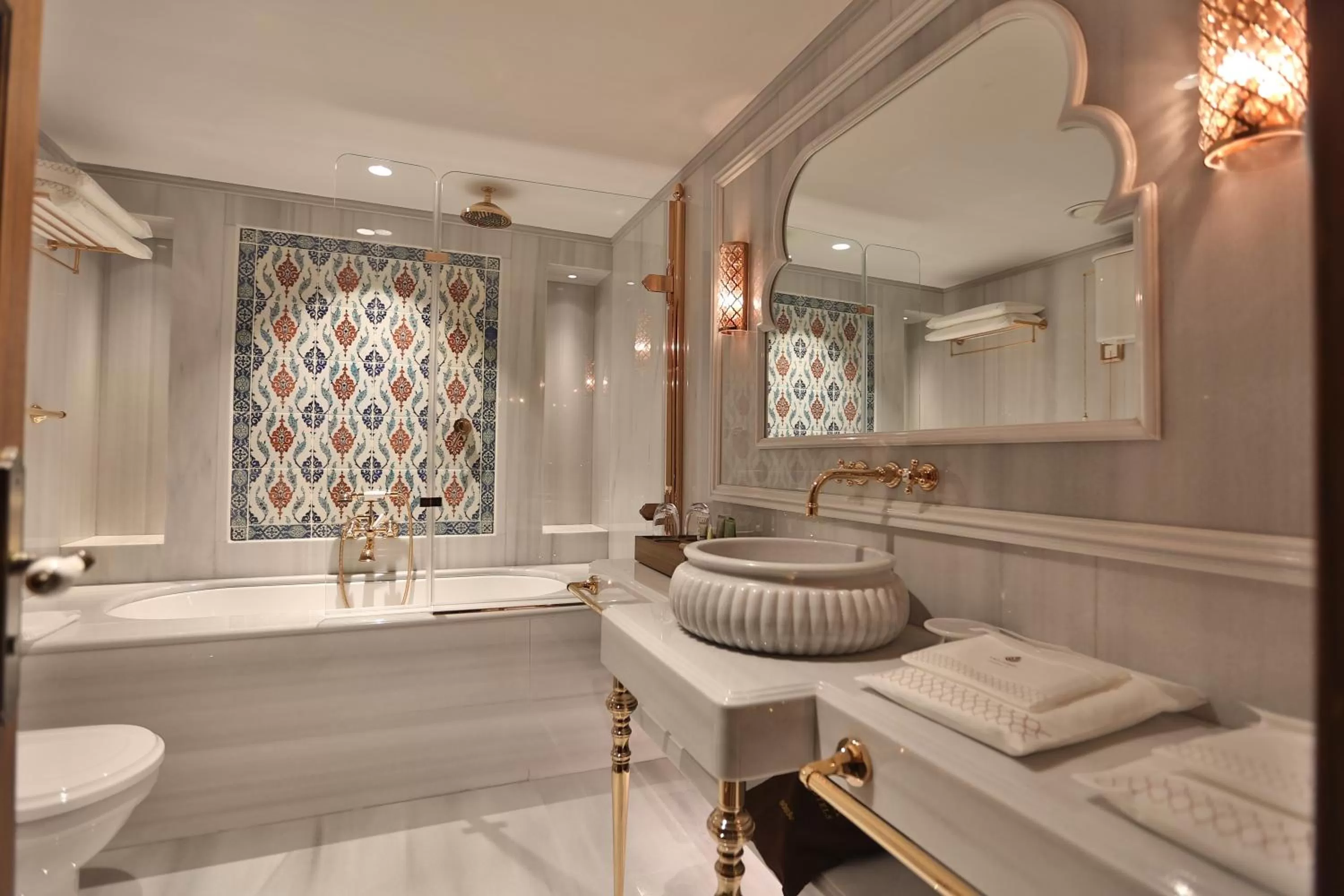 Bathroom in AJWA Sultanahmet - Preferred Hotels LVX Collection