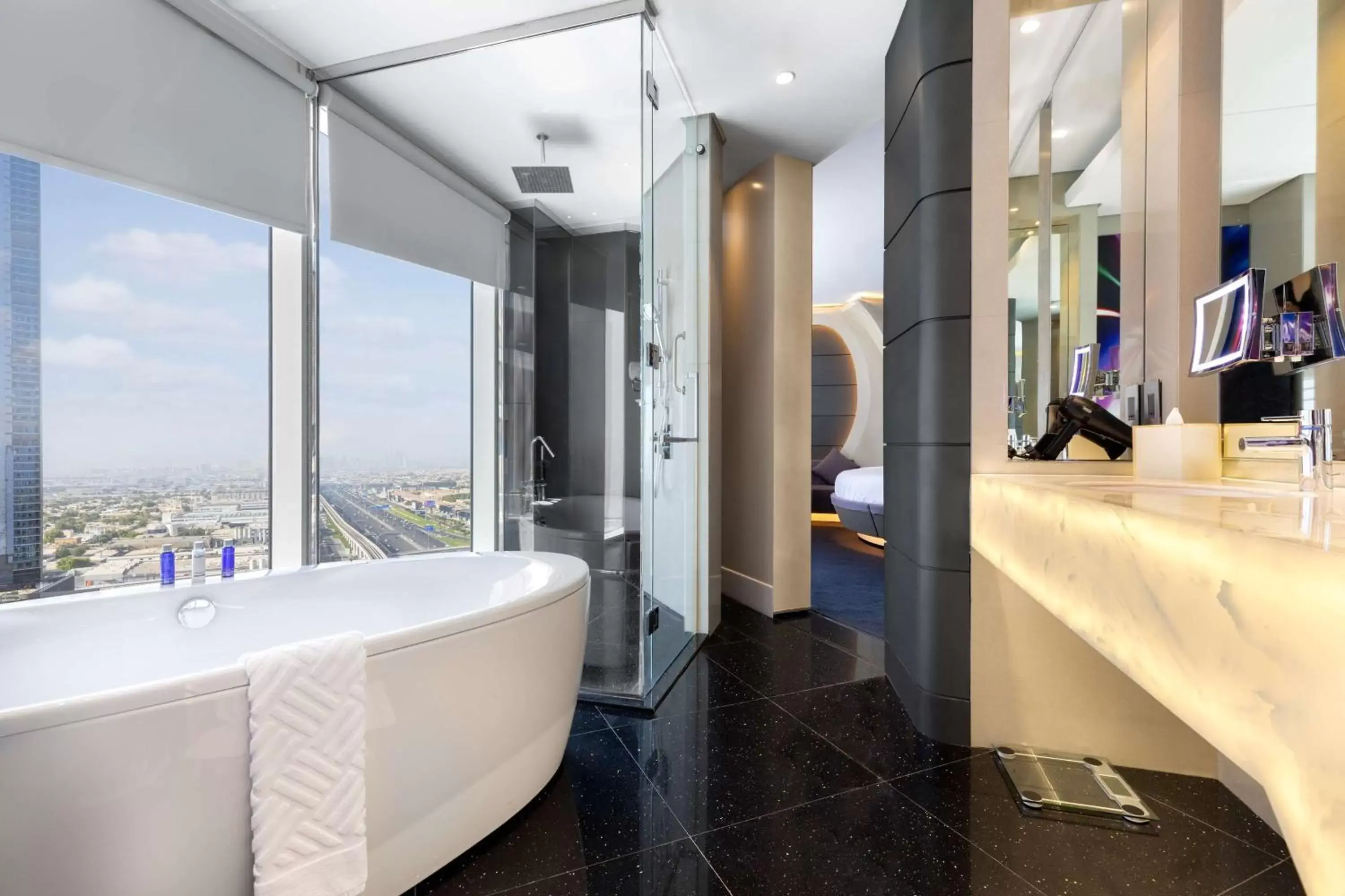 Bathroom in V Hotel Dubai, Curio Collection by Hilton