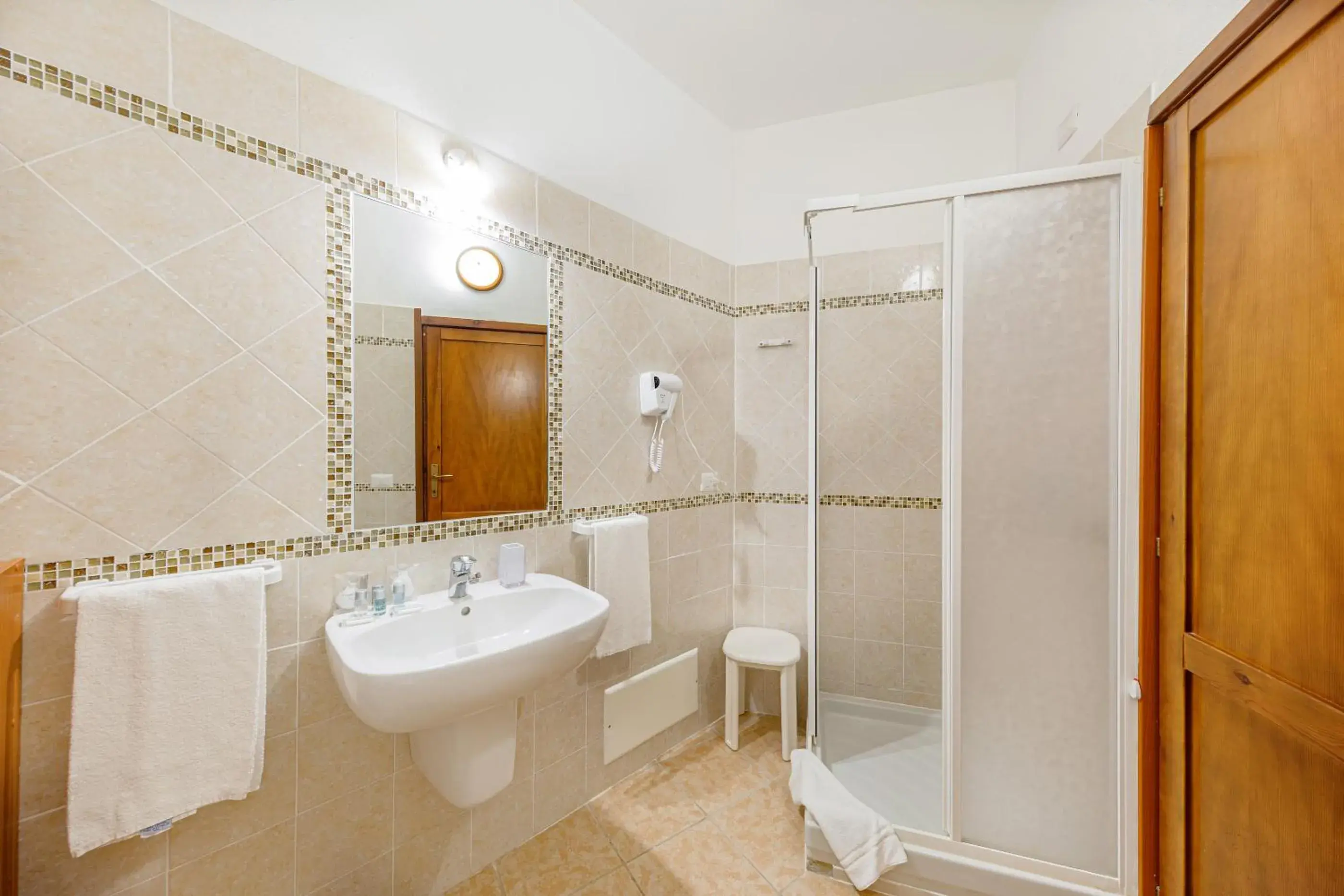 Bathroom in Hotel Villa Piras