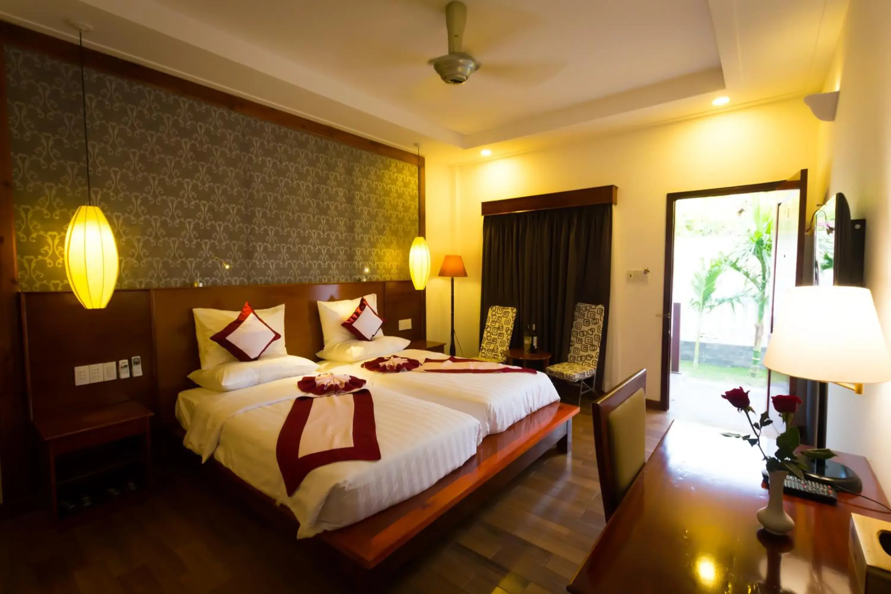 Bedroom, Bed in Phu Quoc Villa