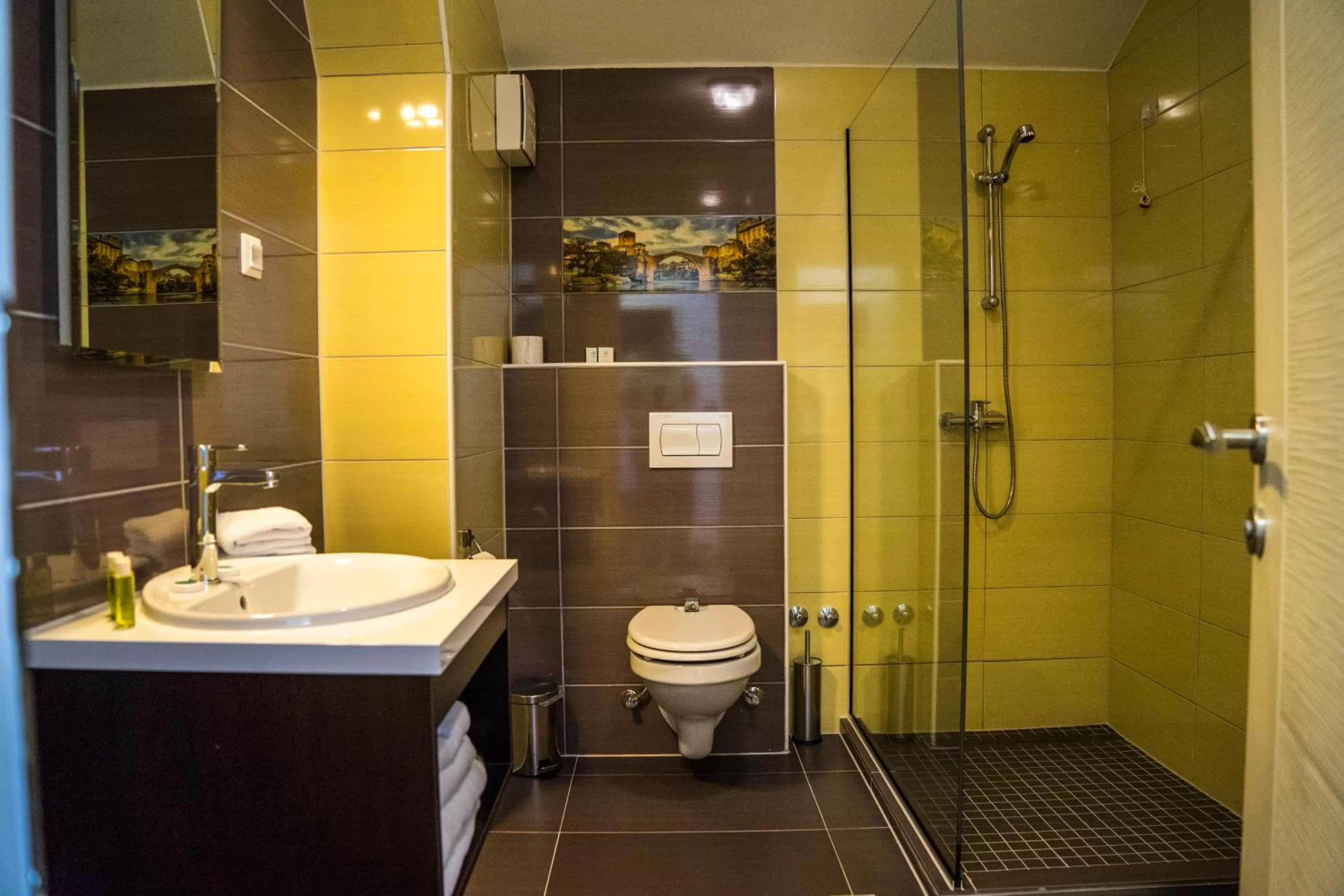 Bathroom in Hotel Kapetanovina