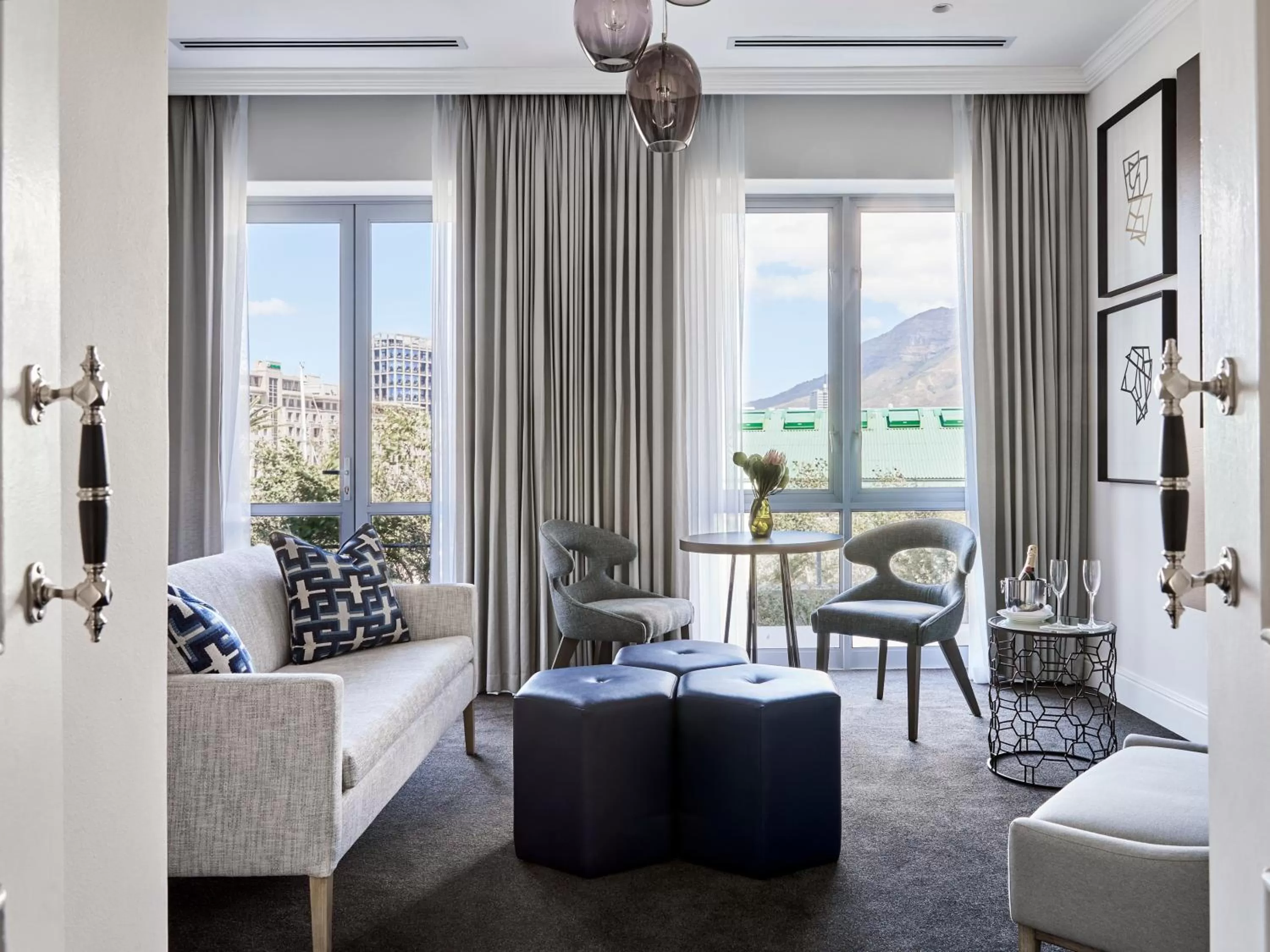 Bedroom in The Manor House at the Queen Victoria Hotel by NEWMARK
