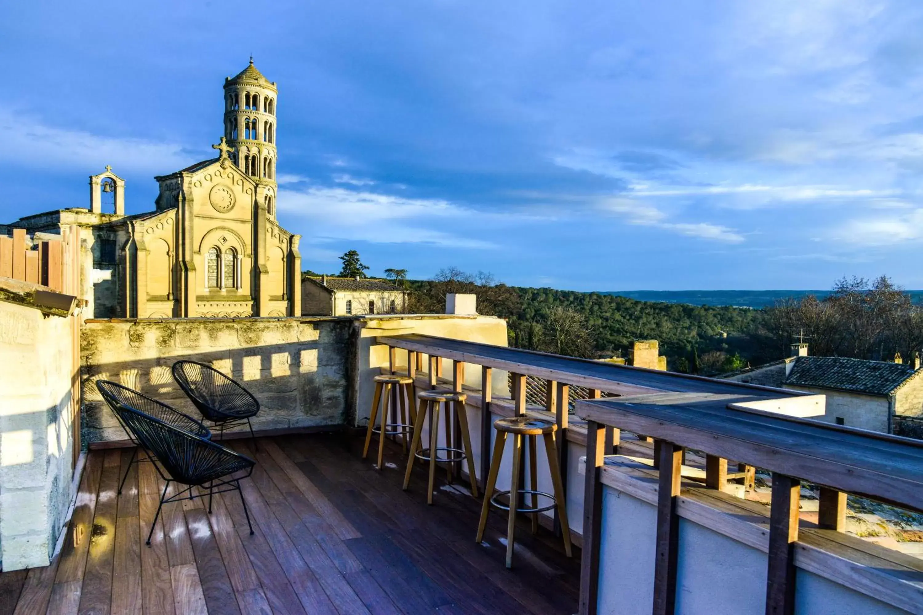 Balcony/Terrace in Boutique Hôtel Entraigues