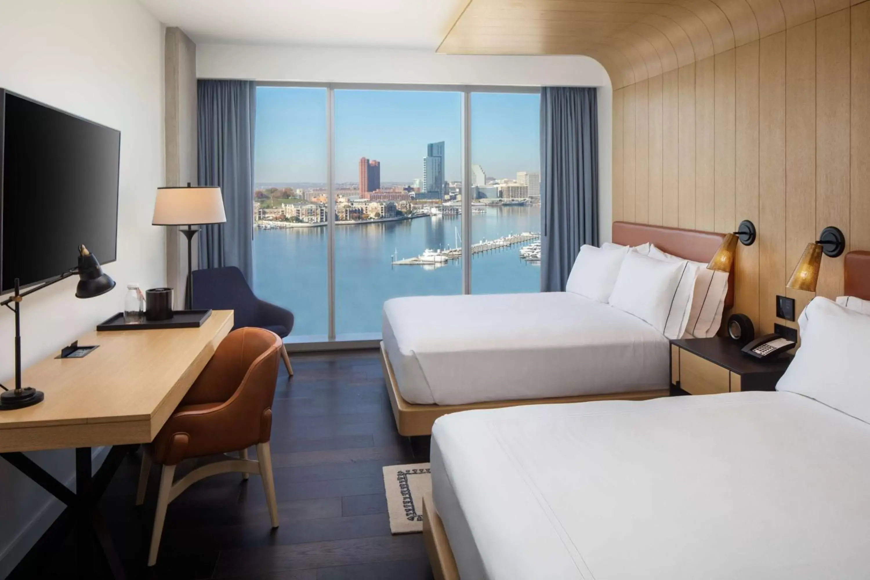 Bedroom in Canopy By Hilton Baltimore Harbor Point - Newly Built
