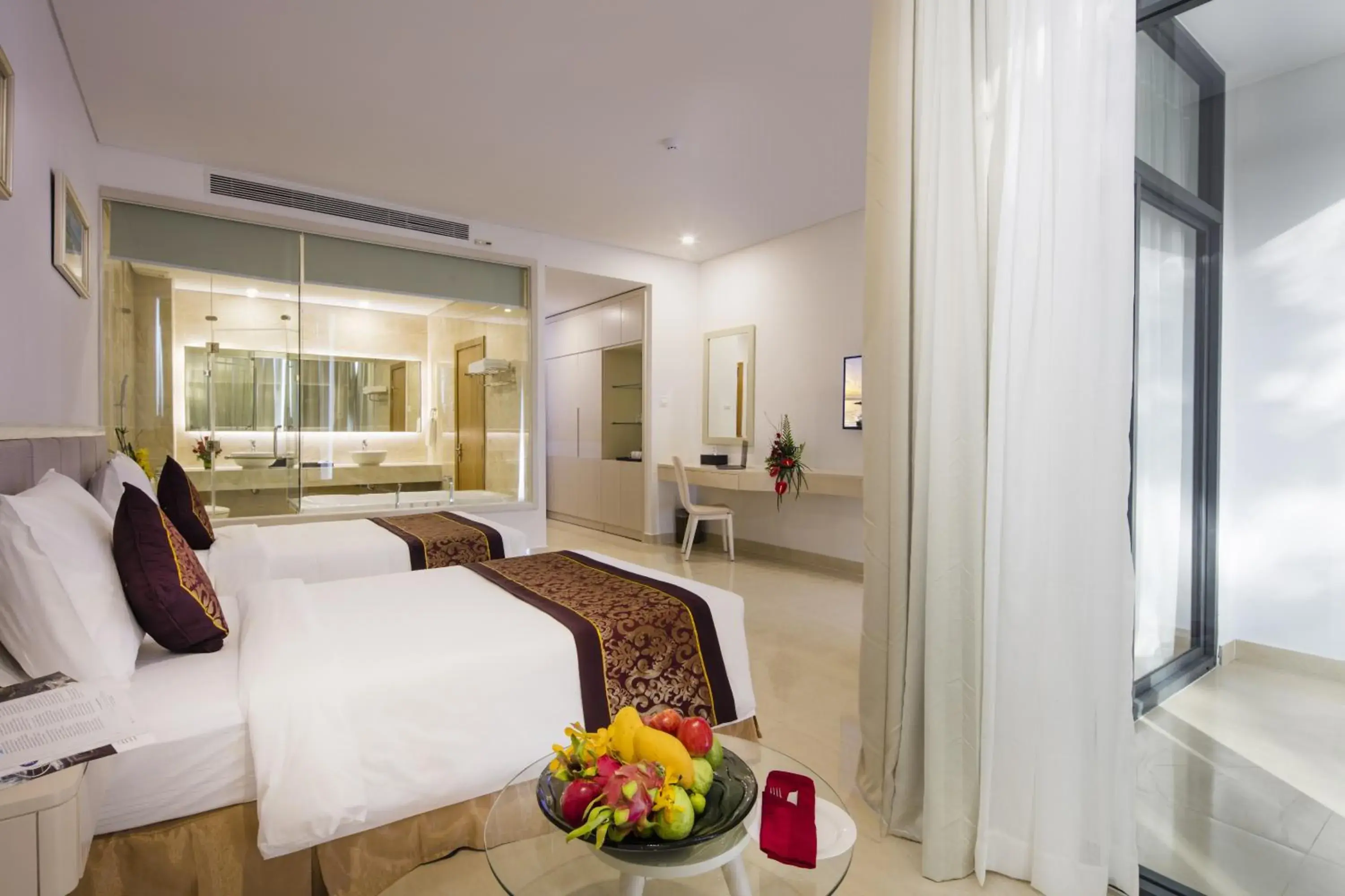 Bedroom in Diamond Bay Condotel Resort Nha Trang