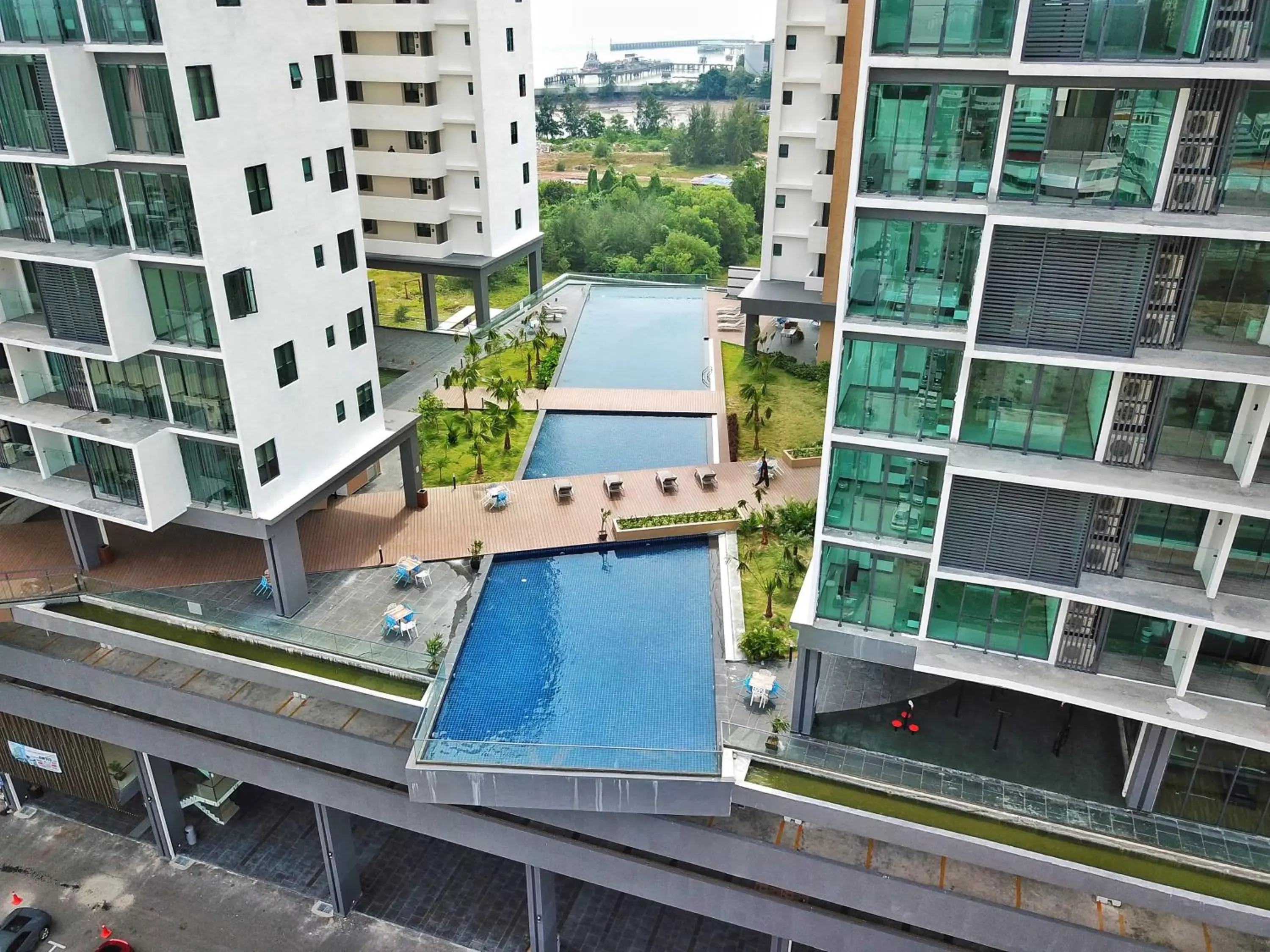 Facade/entrance, Bird's-eye View in D'Wharf Hotel & Serviced Residence