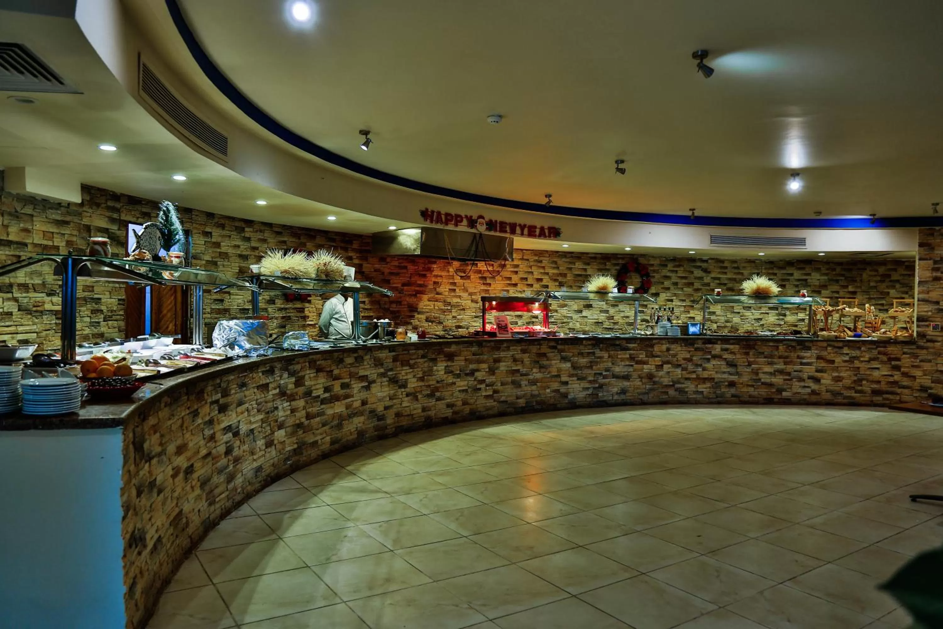 Buffet breakfast in Coral Sun Beach