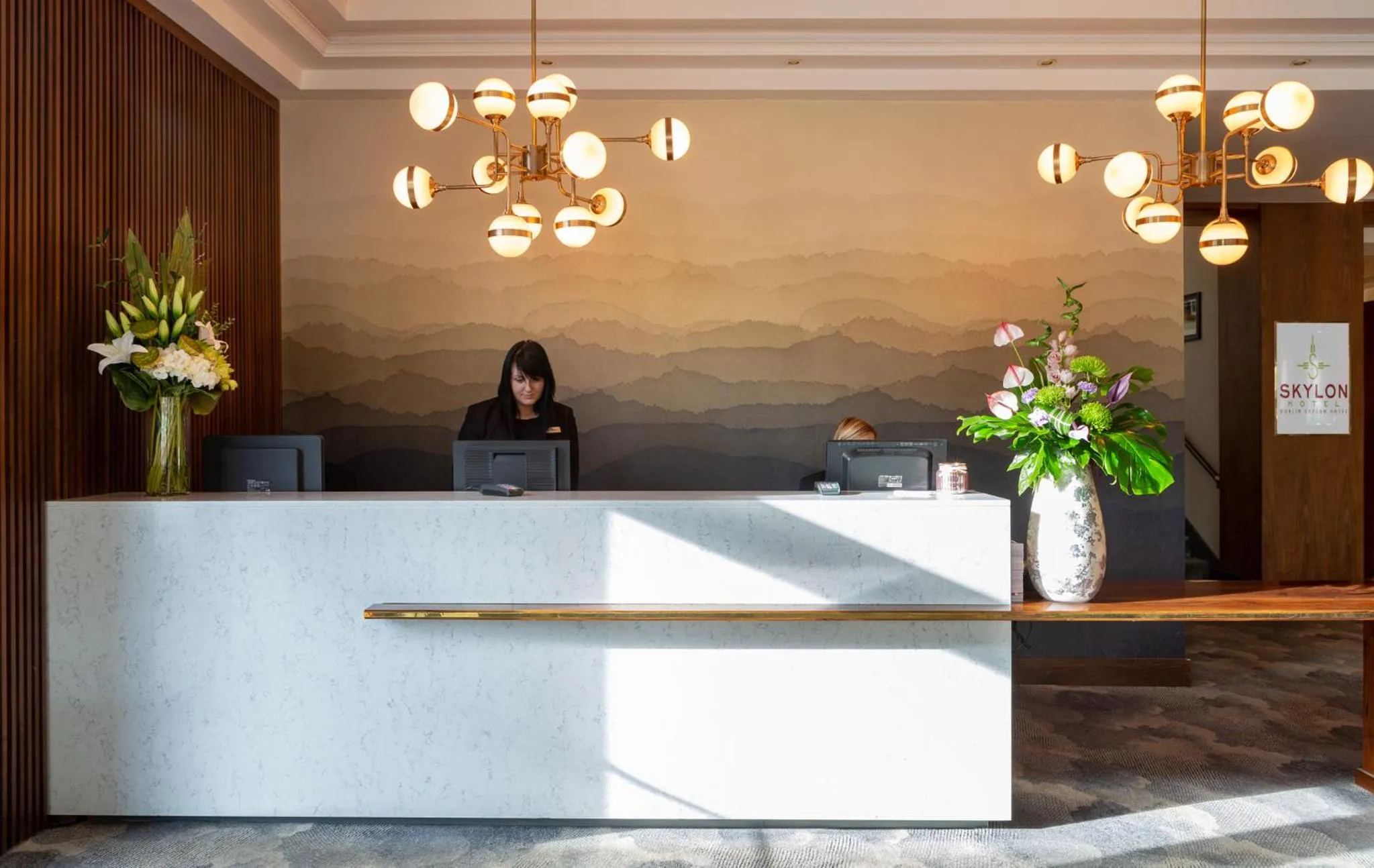 Lobby or reception in Dublin Skylon Hotel