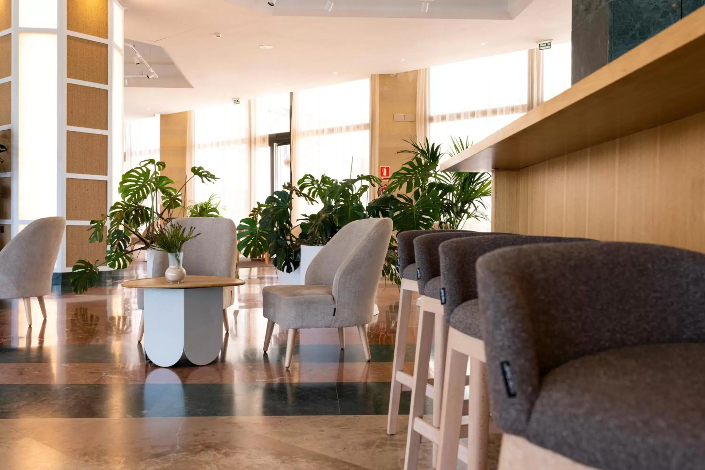 Seating area in Hotel Antequera Hills