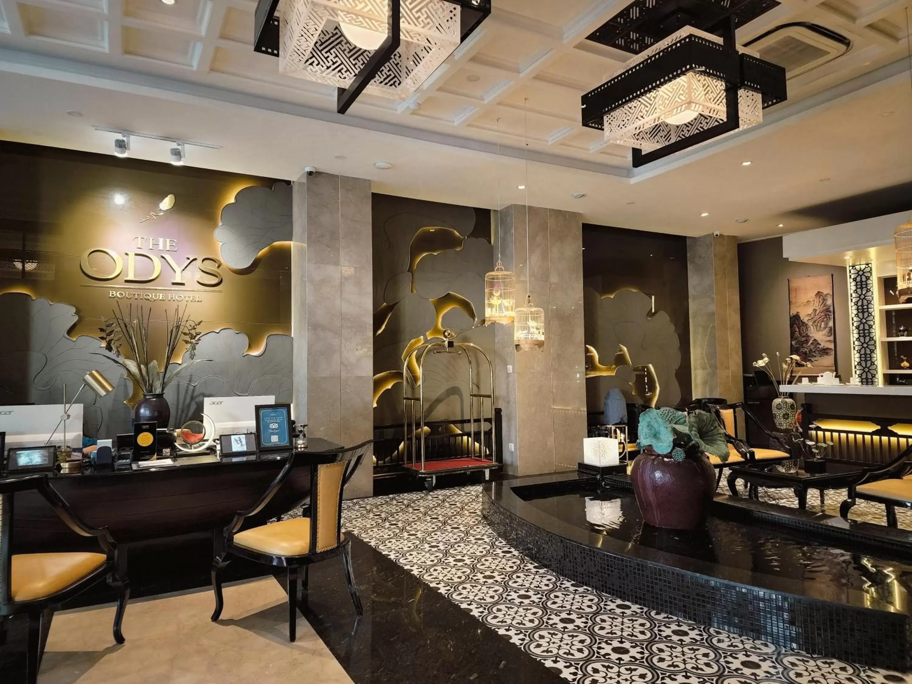 Lobby or reception in The Odys Boutique Hotel