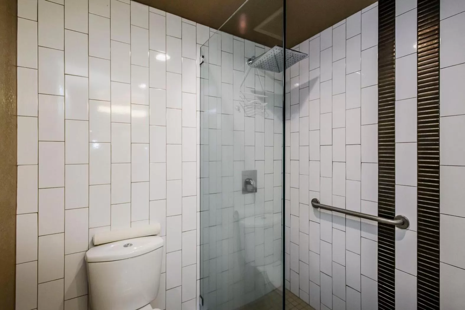 Shower in Lions Gate Hotel