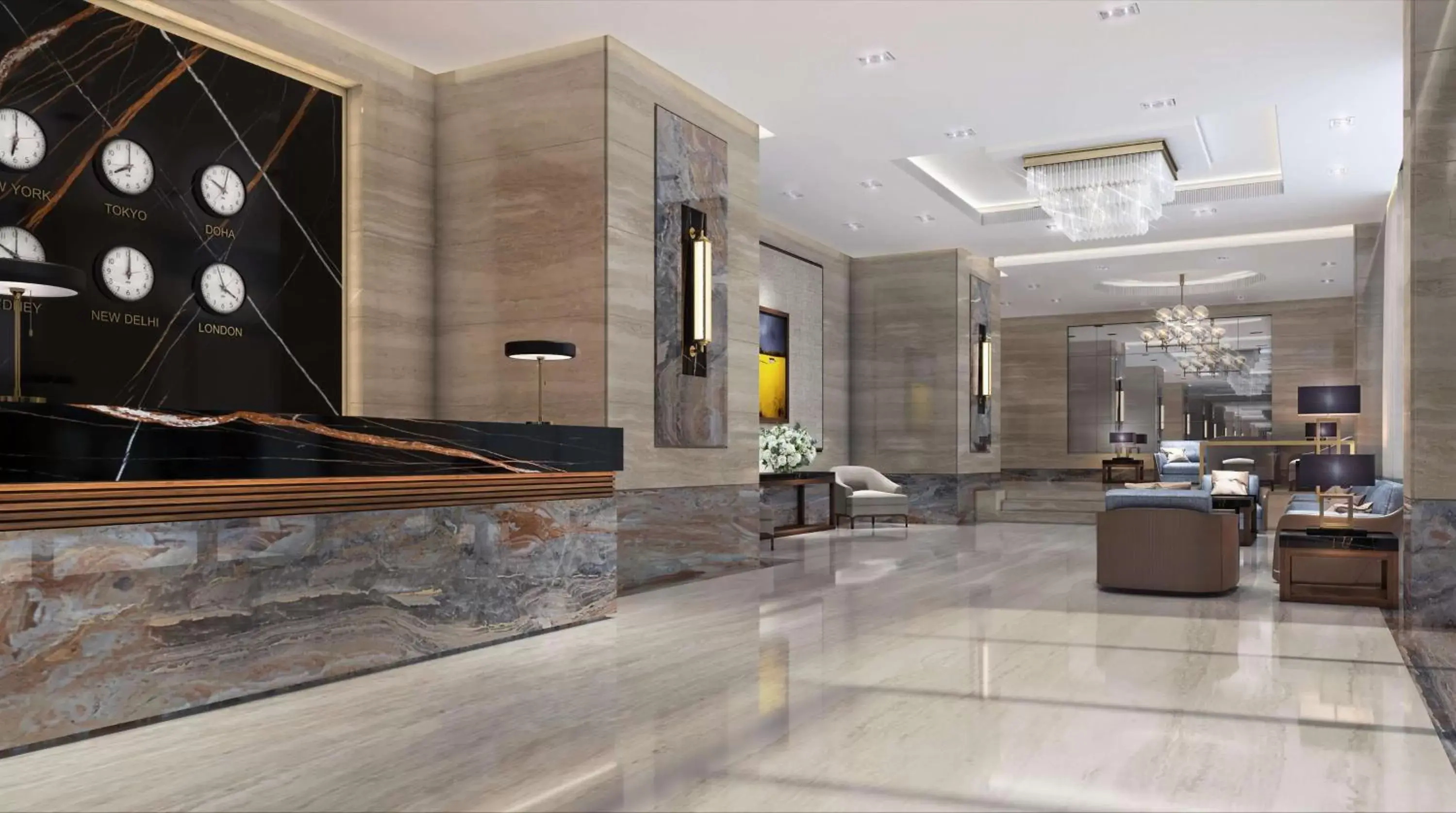 Lobby or reception in DoubleTree by Hilton Doha Downtown