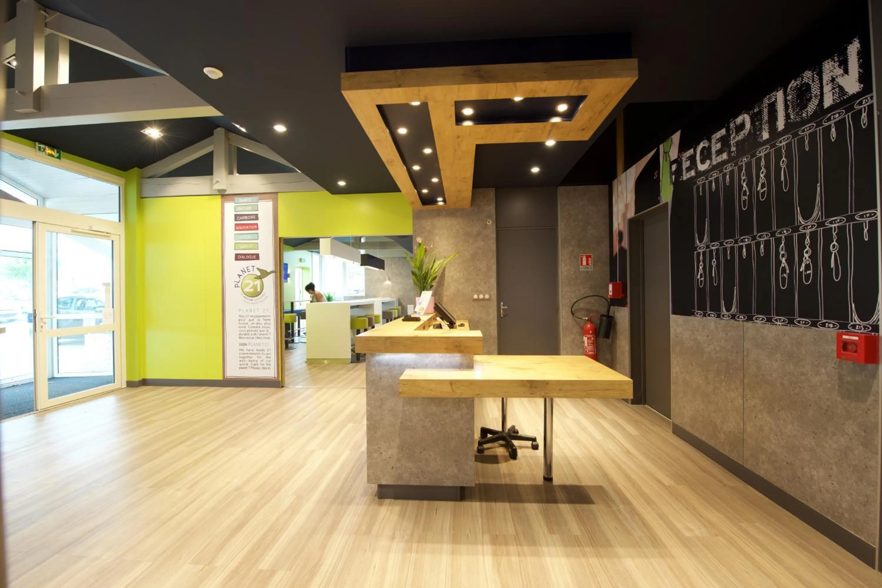 Lobby or reception in ibis budget Saint Paul Les Dax